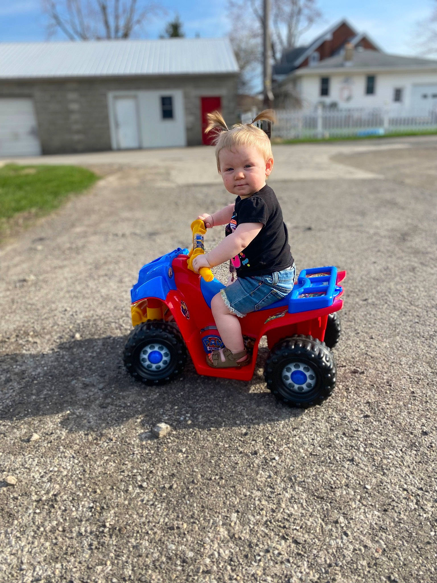 Kaylynn joined the competition — help win amazing prizes! asphalt, automotive_design, automotive_tire, automotive_wheel_system, electric_blue, grass, motor_vehicle, person, recreation, riding_toy, rolling, sky, synthetic_rubber, tire, toddler, toy, tread, tree, vehicle, wheel