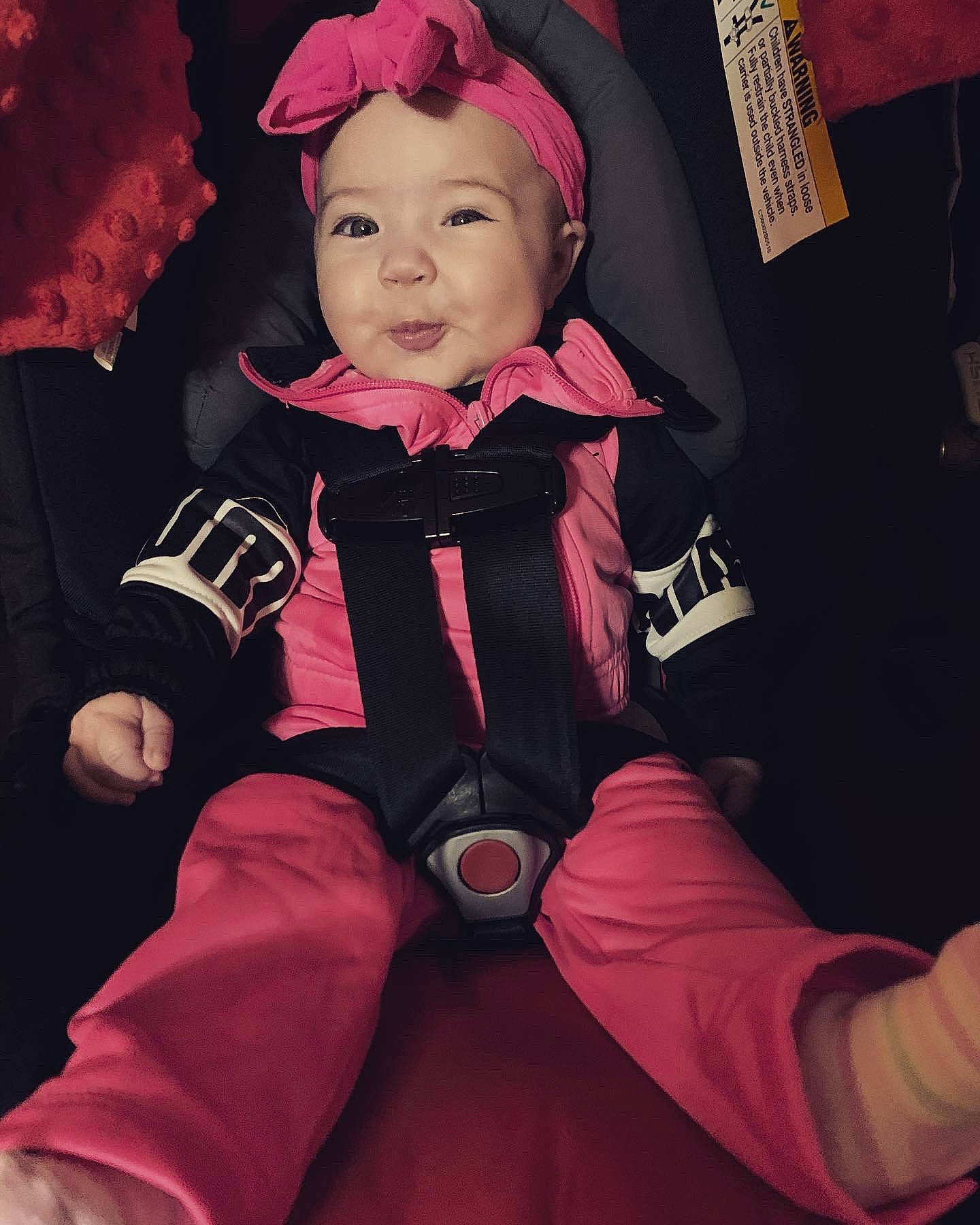 Marianna joined the competition — help win amazing prizes! baby_products, child, magenta, person, pink, product, red, toddler