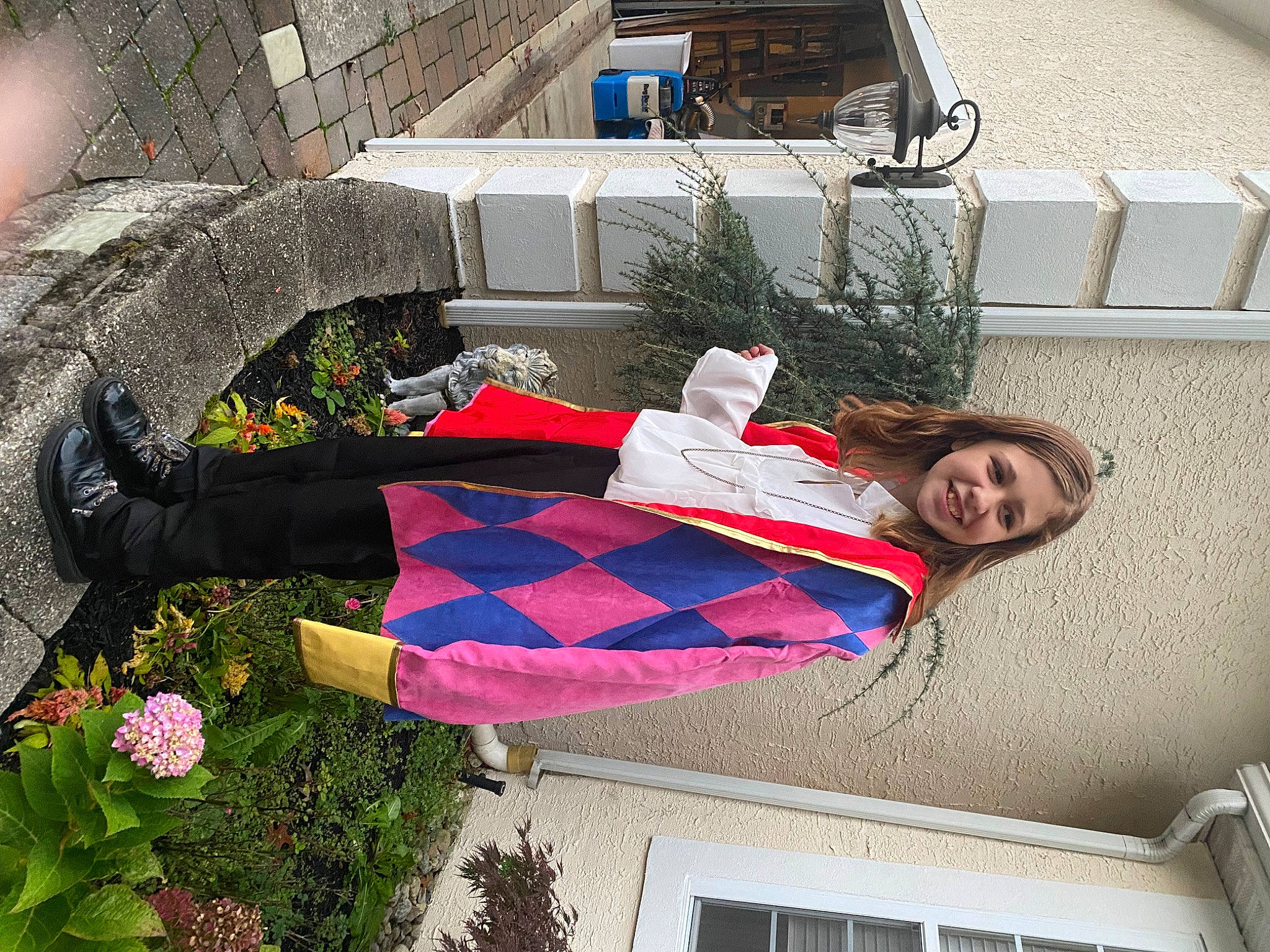 Elise joined the competition — help win amazing prizes! event, eyewear, facade, flag, flower, flower_arranging, fun, house, joy, leisure, person, photograph, plant, red, selfie, sitting, smile, snapshot, street_fashion, textile