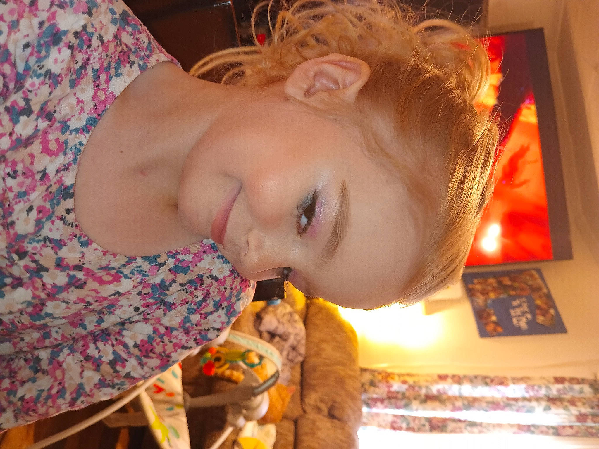 Paislee joined the competition — help win amazing prizes! birthday_cake, brown_hair, cheek, child, eating, eyelash, food, fun, happy, iris, joy, junk_food, lip, mouth, nose, orange, organ, pattern, person, smile