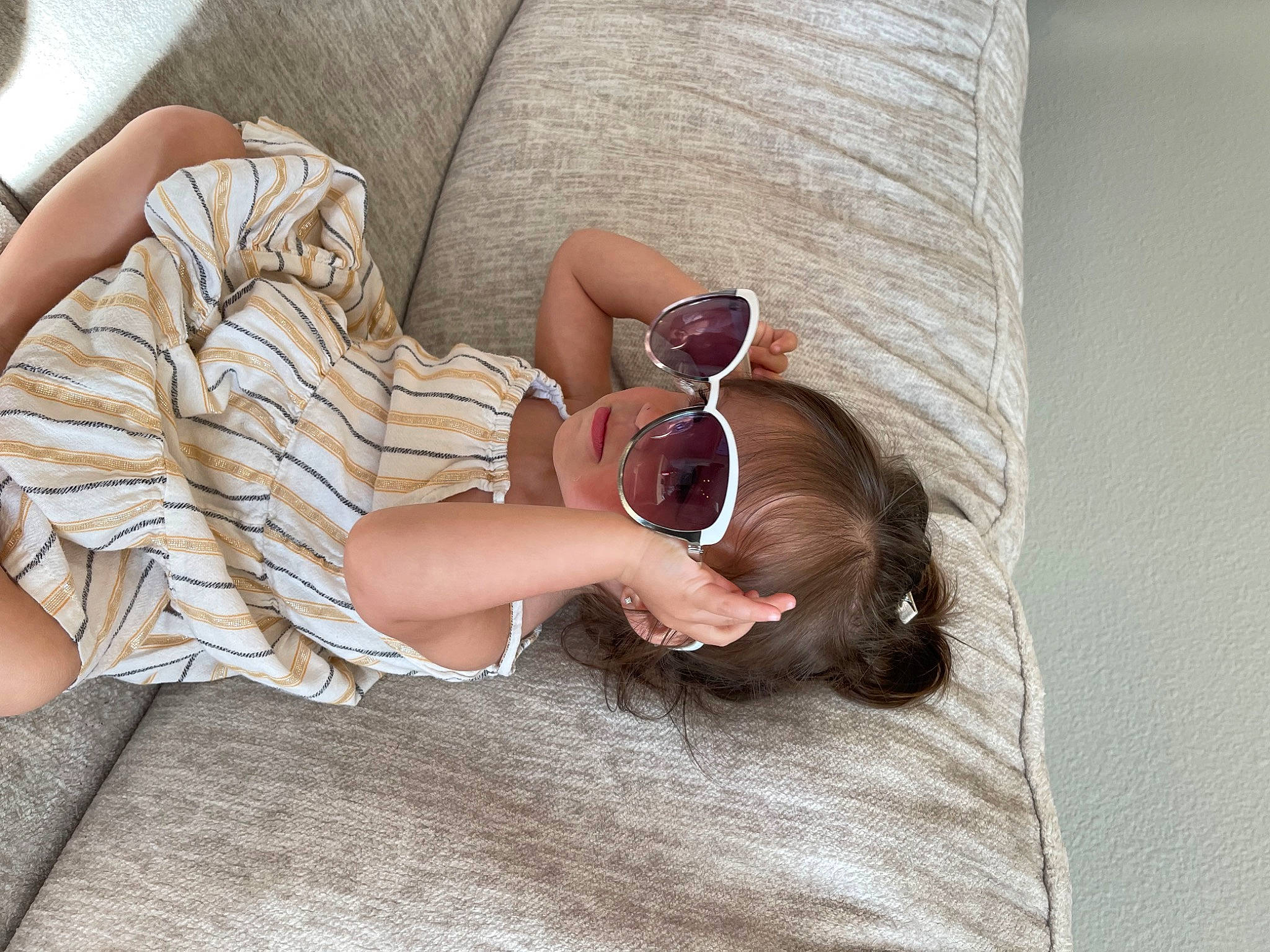 Maeve joined the competition — help win amazing prizes! arm, comfort, elbow, eyewear, finger, glasses, goggles, hand, human_body, joint, knee, leg, linens, neck, person, shoulder, sleeve, sunglasses, thigh, vision_care