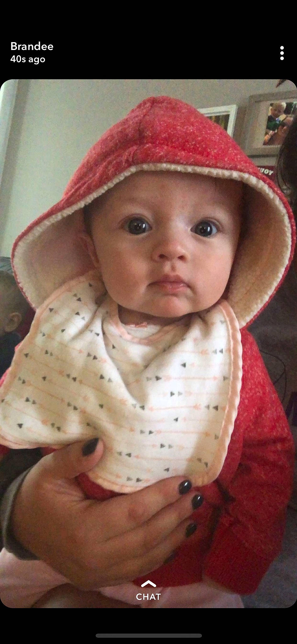 Shaylee joined the competition — help win amazing prizes! baby, cheek, child, clothing, fashion_accessory, hat, headgear, outerwear, person, skin, sun_hat, toddler