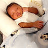 Maison joined the competition — help win amazing prizes! baby, sleeping, blanket, mickey_mouse, pillow, infant, cozy, cute, child, resting, white_clothing, soft, bedroom, comfort, peaceful, toddler, indoor, portrait, young_child, nursery
