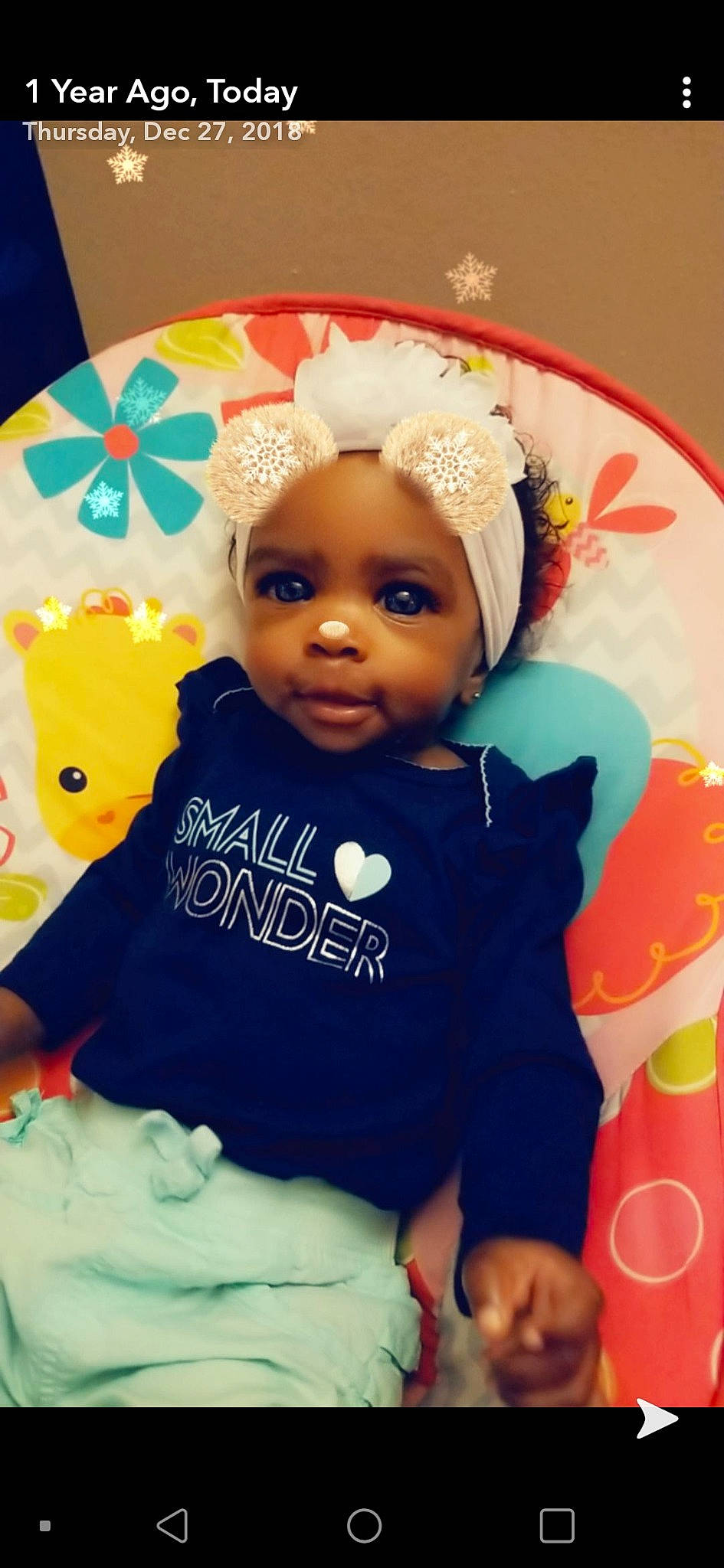 Ashlynn is registered to the contest to win money with this photo: baby, baby_toddler_clothing, cheek, child, doll, forehead, hair_accessory, happy, head, headgear, person, pink, play, skin, smile, toddler, yellow