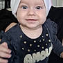 Alba participe au concours pour gagner de l'argent avec cette photo : apparel, baby, casual, child, childhood, clothing, cute, expression, face, fashion, hand, hat, holding, human, indoor, infant, person, portrait, smiling, young