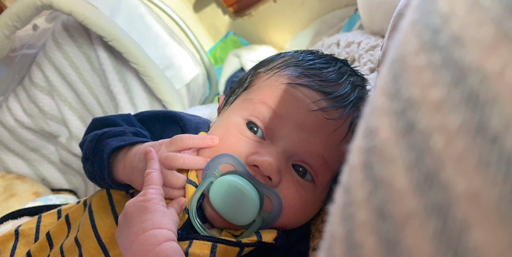 Zakai joined the competition — help win amazing prizes! baby, baby_products, child, ear, joy, nose, person, product, sleep, toddler