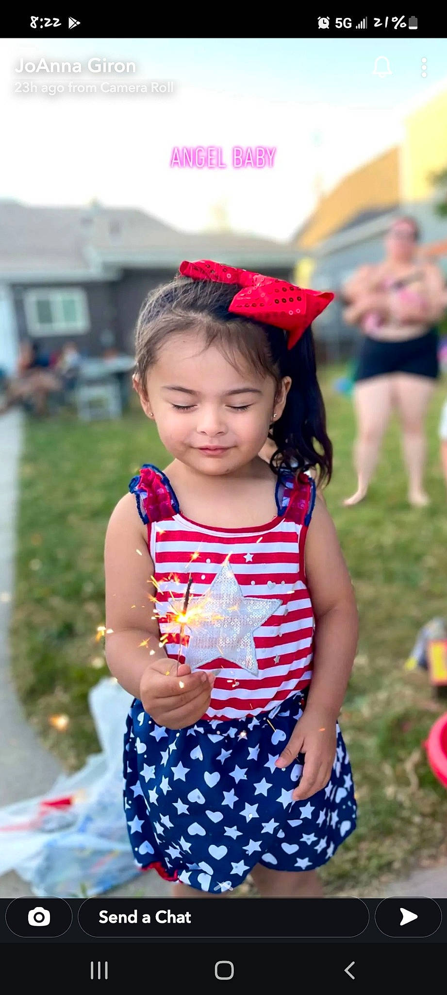 Charlize joined the competition — help win amazing prizes! baby_toddler_clothing, blue, child, day_dress, dress, electric_blue, event, fun, grass, happy, leisure, magenta, pattern, people, person, pink, plant, recreation, summer, toddler