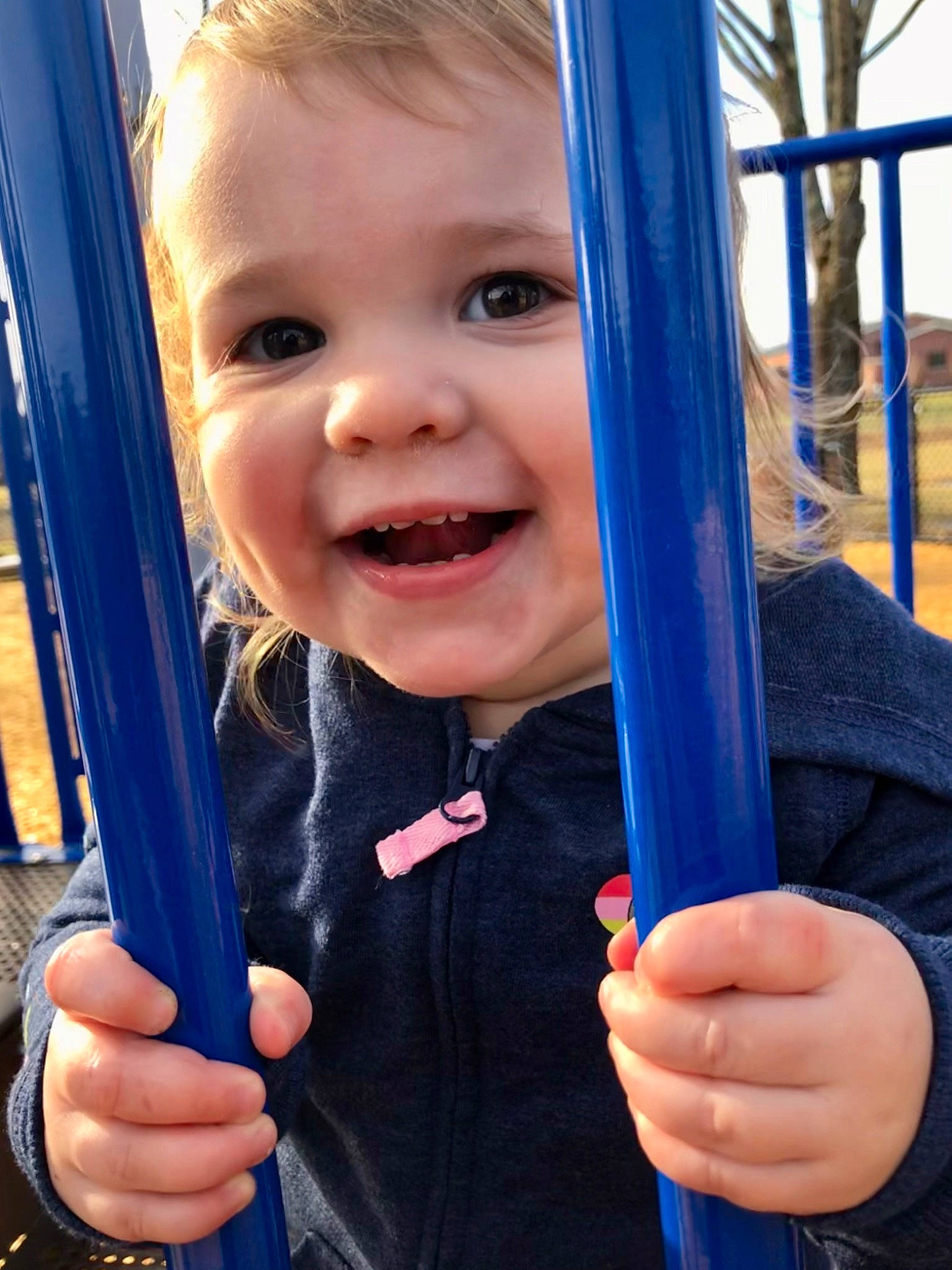 Kathryn is registered to the contest to win money with this photo: blue, child, electric_blue, facial_expression, finger, gesture, hand, joy, male, person, recreation, smile, thumb, toddler