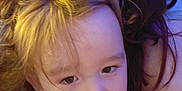 Oaklan is registered to the contest to win money with this photo: child, toddler, woman, glasses, face, portrait, hair, skin, expression, smile, indoor, light, closeup, person, family, candid, head, shoulder, human, young