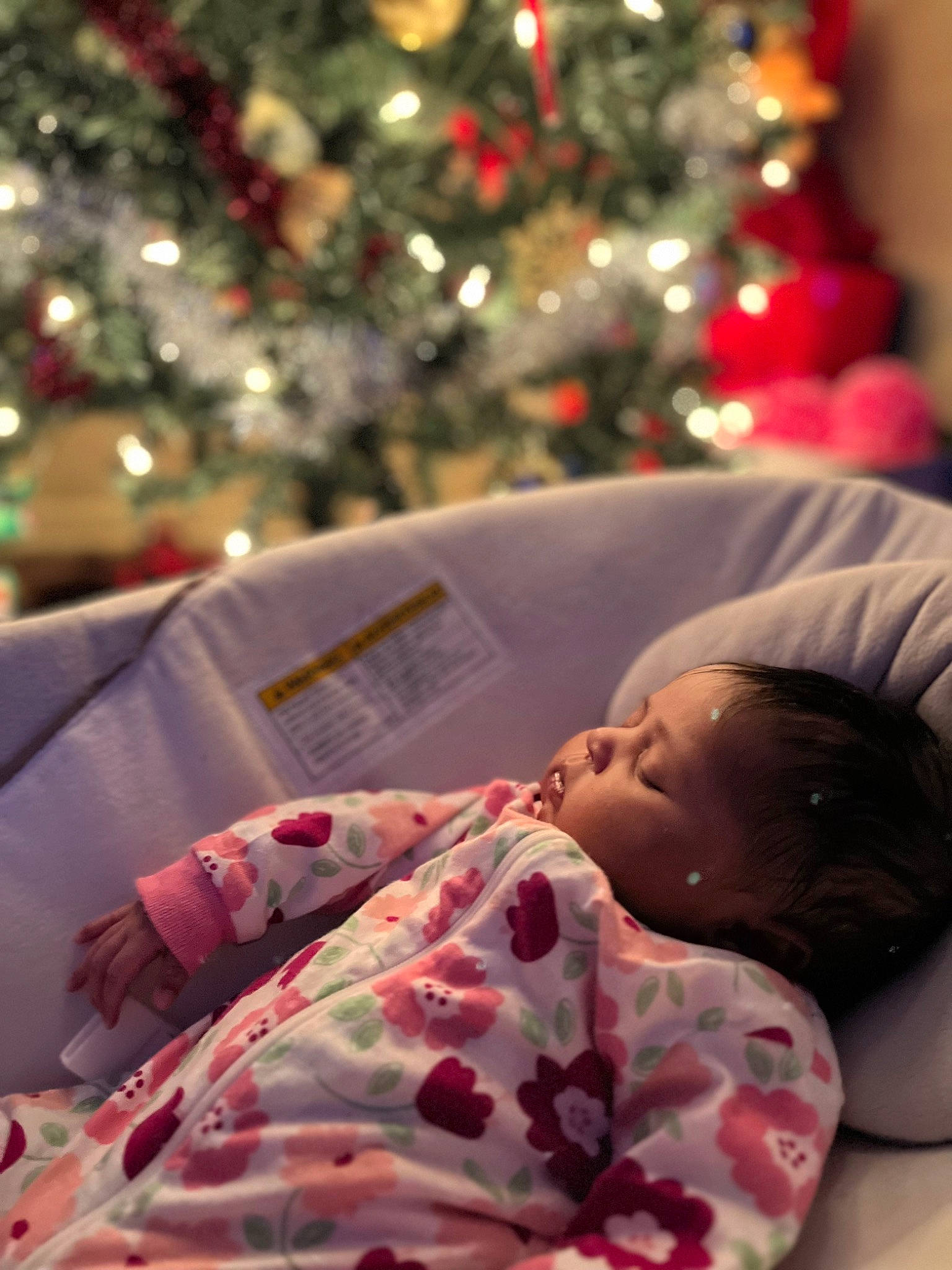 Cataleya joined the competition — help win amazing prizes! baby, baby_toddler_clothing, beauty, christmas_decoration, christmas_ornament, christmas_tree, comfort, couch, event, facial_expression, happy, head, holiday, light, ornament, people, person, pink, red, toddler