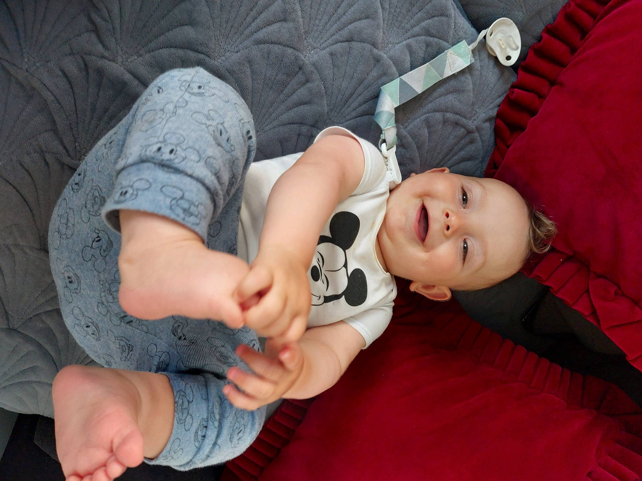 Damian joined the competition — help win amazing prizes! arm, baby, baby_toddler_clothing, child, comfort, elbow, finger, gesture, grass, hand, human_body, joint, joy, leg, person, skin, sleeve, thigh, toddler, tree