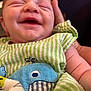 Cole is registered to the contest to win money with this photo: baby, smiling, infant, clothing, striped, whale, blue, green, hand, cute, happy, portrait, closeup, child, person, fabric, soft, skin, newborn, joy