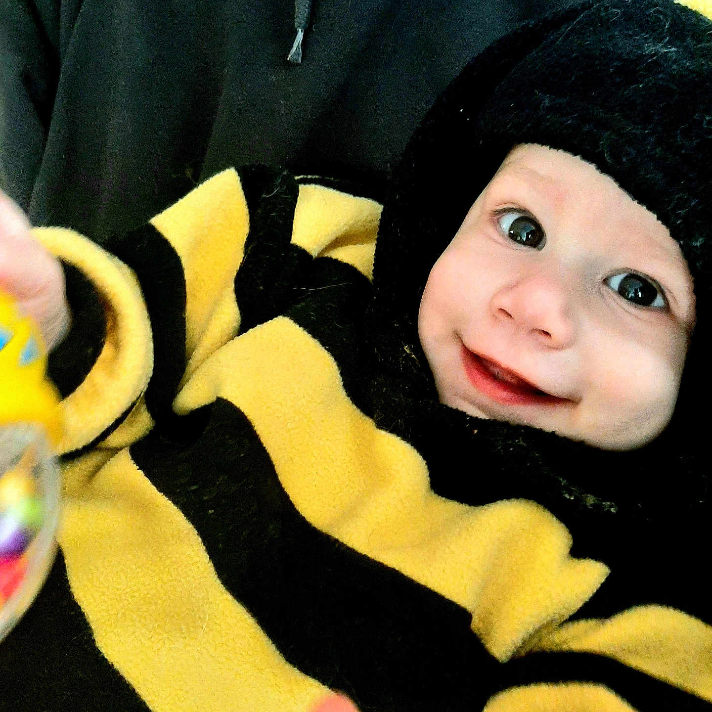 Lena joined the competition — help win amazing prizes! baby, bodypart, bonnet, cap, clothing, coat, face, finger, hand, hat, head, hood, hoodie, jacket, knitwear, person, photography, portrait, sweater, sweatshirt