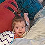 Azurhya a rejoint le concours — aidez-le/la à gagner de superbes lots ! baby, child, cute, smile, face, pillow, blanket, cozy, indoor, person, hair, infant, comfort, rest, soft, young, portrait, playful, happy, toddler