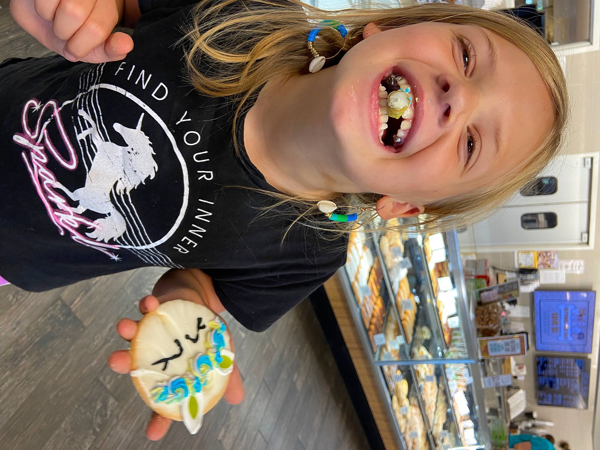 Evalynn joined the competition — help win amazing prizes! baby, baby_toddler_clothing, child, eye, eyelash, fashion_accessory, fun, hair, happy, iris, joy, mouth, nose, person, play, room, shelf, sleeve, smile, t_shirt