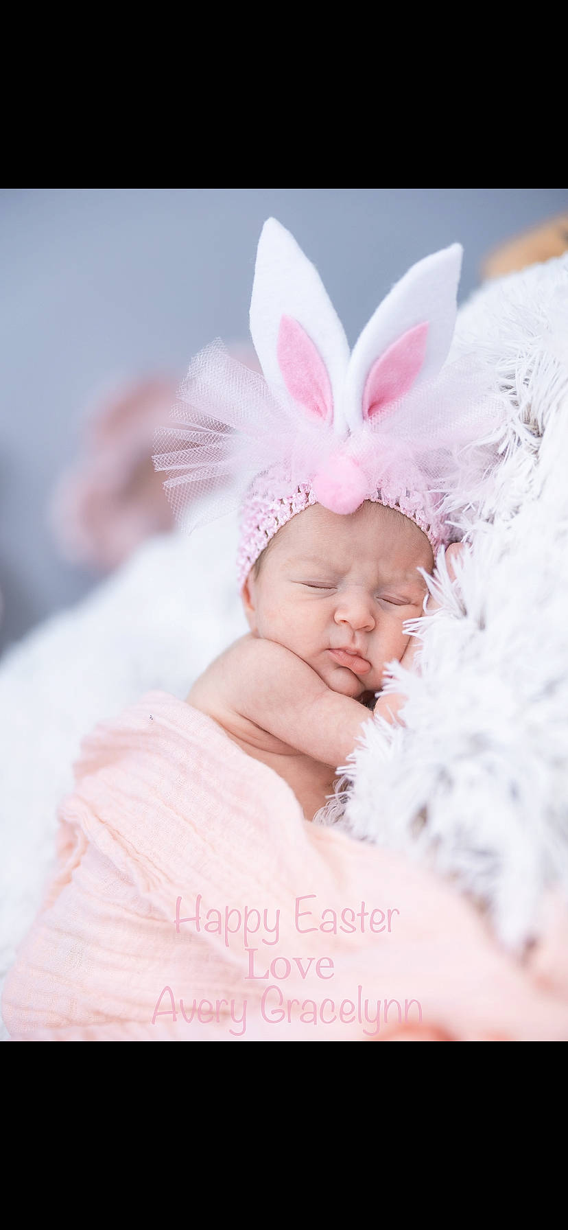 Avery joined the competition — help win amazing prizes! baby, baby_toddler_clothing, child, costume_hat, dress, ear, event, eyelash, fawn, fur, hair_accessory, happy, hat, headband, headgear, headpiece, headwear, person, pink, skin