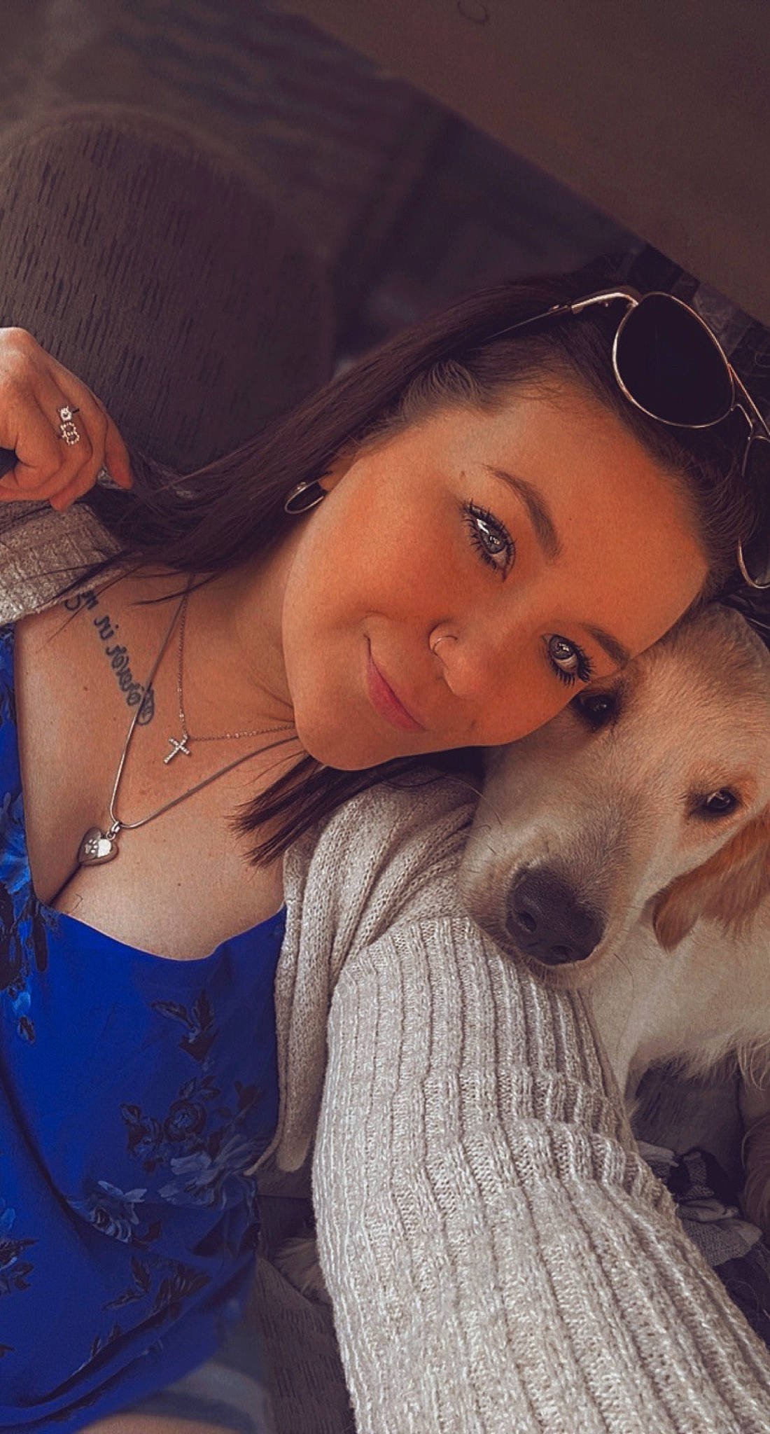 Winston joined the competition — help win amazing prizes! black_hair, brown_hair, carnivore, chest, companion_dog, cool, eyebrow, eyelash, eyewear, facial_expression, flash_photography, friendship, fun, gesture, happy, hat, jewellery, lip, long_hair, skin