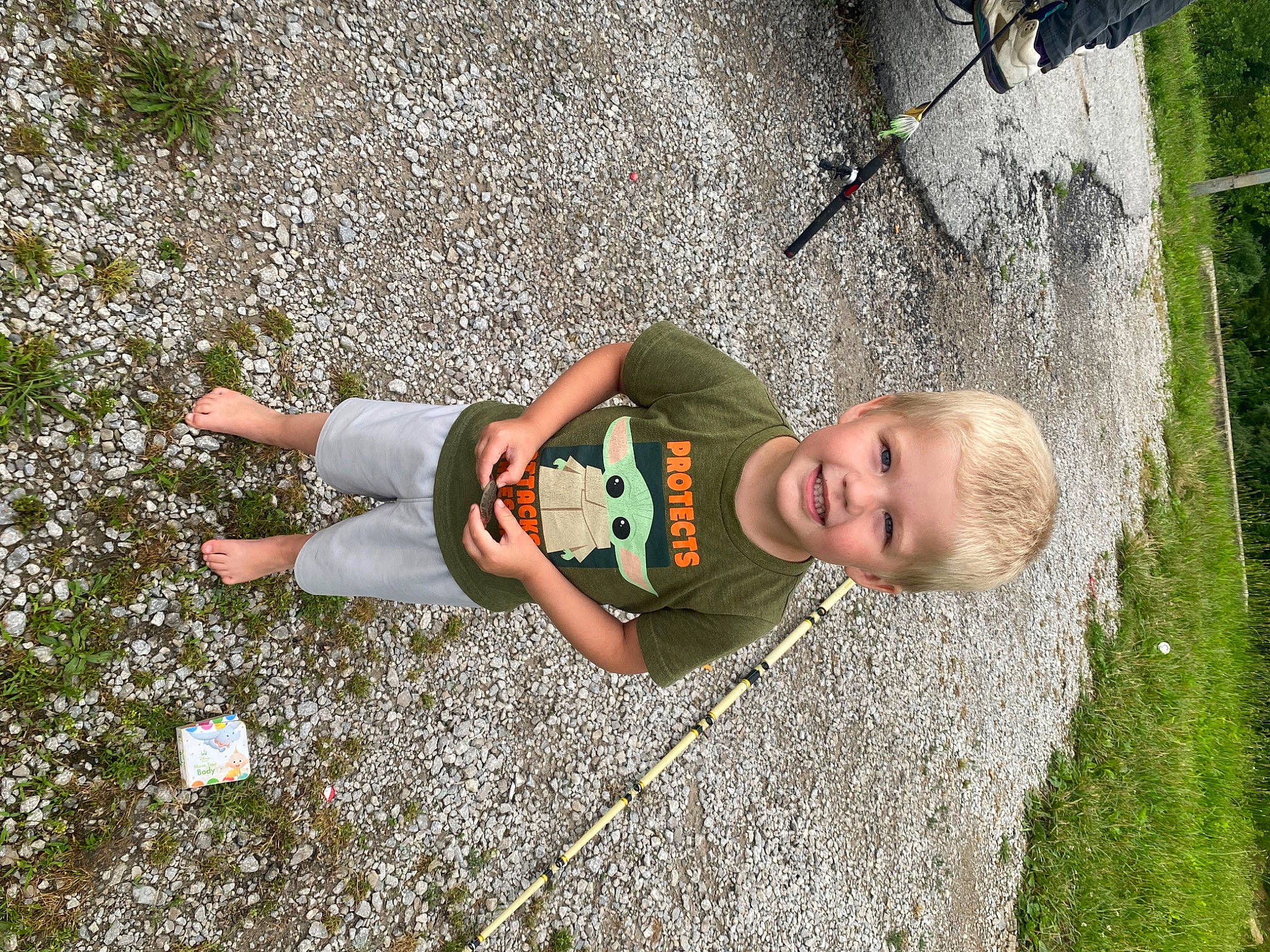 Kaynan joined the competition — help win amazing prizes! adventure, asphalt, child, fun, grass, grass_family, joy, landscape, leisure, organism, people_in_nature, person, plant, recreation, shadow, sidewalk, smile, soil, toddler, tree