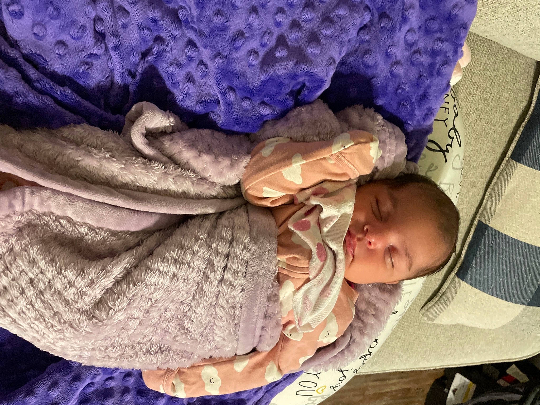 Kamilla joined the competition — help win amazing prizes! baby, baby_products, baby_safety, baby_toddler_clothing, blue, child, comfort, electric_blue, fashion_accessory, headgear, linens, magenta, pattern, person, purple, sitting, sleeve, textile, toddler, violet