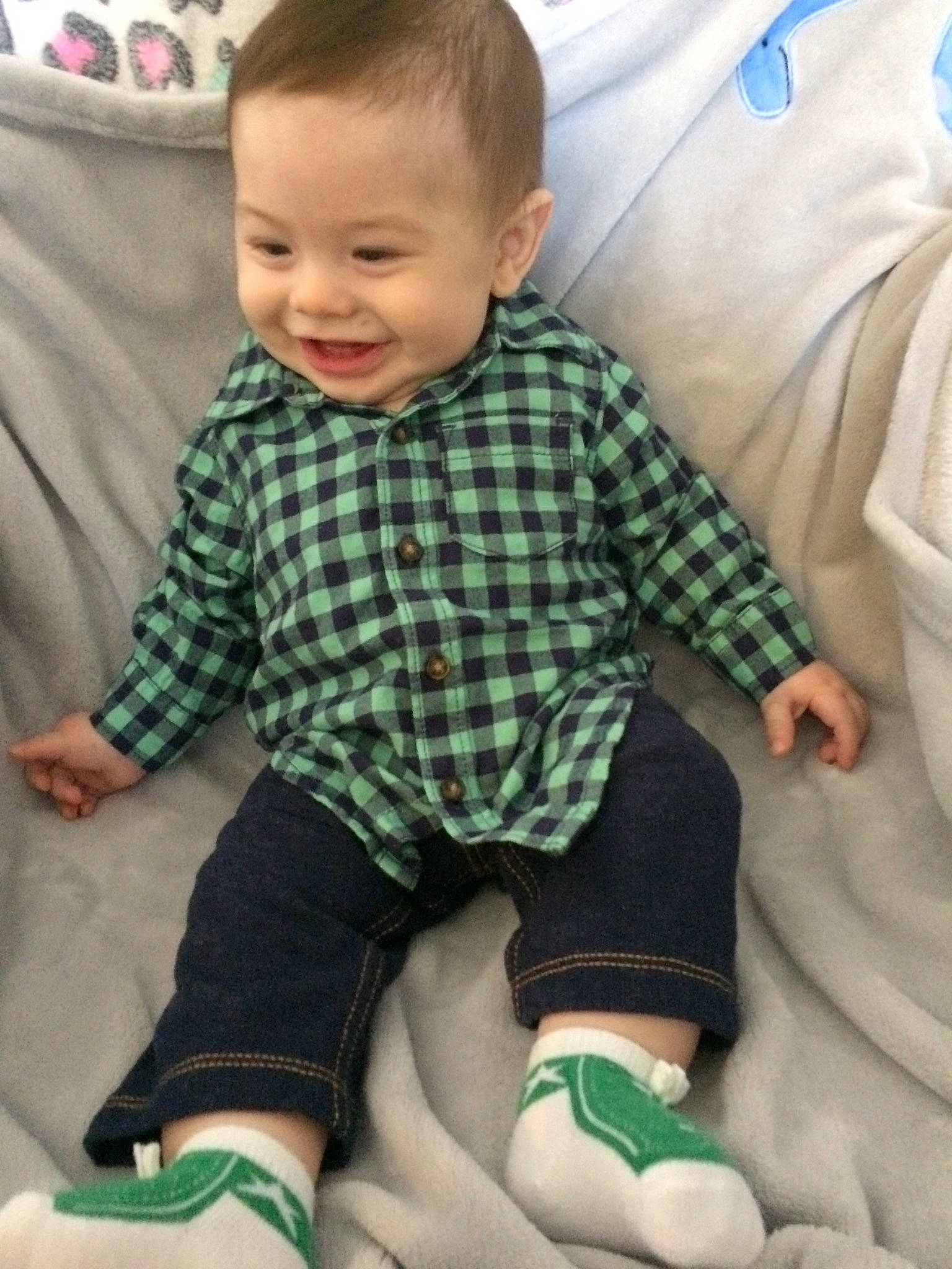 Lucius joined the competition — help win amazing prizes! baby, baby_toddler_clothing, cheek, child, joy, leg, person, sitting, skin, sleeve, toddler