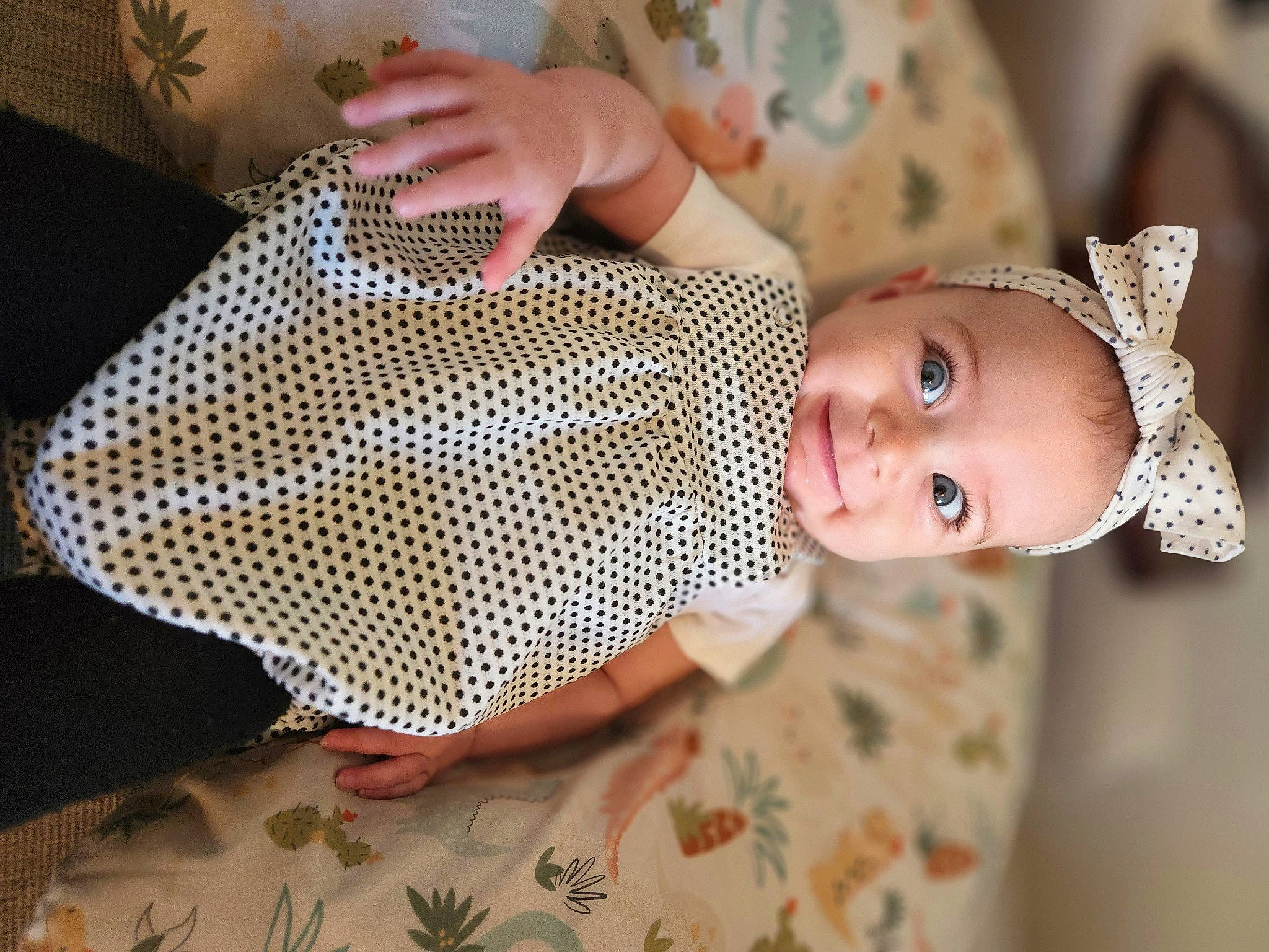 Shiloh joined the competition — help win amazing prizes! baby, baby_products, baby_toddler_clothing, child, fashion_accessory, hair_accessory, hand, happy, headband, headpiece, jewellery, linens, mesh, nail, pattern, person, product, sleeve, smile, toddler