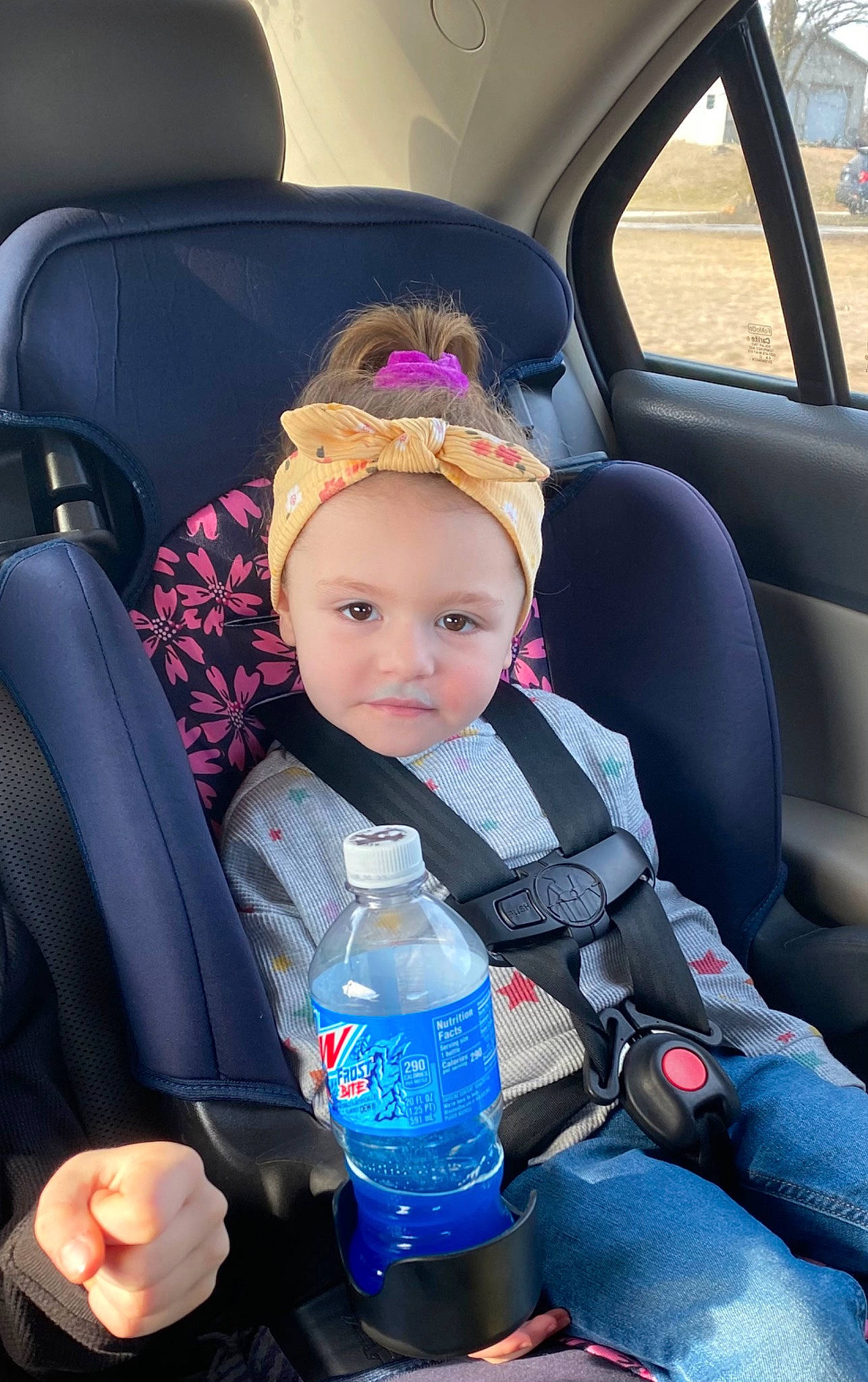 Kaidence joined the competition — help win amazing prizes! auto_part, automotive_design, bottle, car, car_seat, car_seat_cover, comfort, electric_blue, family_car, head_restraint, luxury_vehicle, motor_vehicle, person, plastic_bottle, seat_belt, steering_wheel, toddler, vehicle, vehicle_door, water