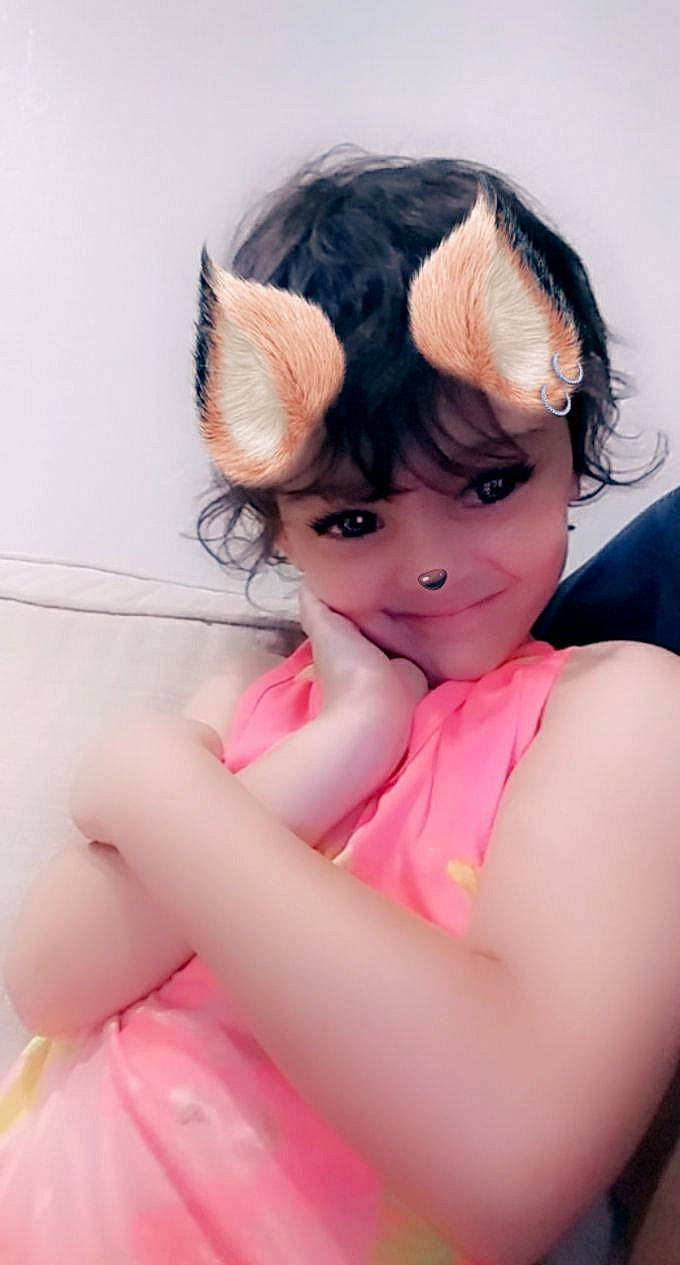 Calie is registered to the contest to win money with this photo: beauty, black_hair, brown_hair, cheek, child, doll, dress, ear, eye, eyelash, face, hair, hairstyle, hand, joint, joy, lip, person, pink, skin