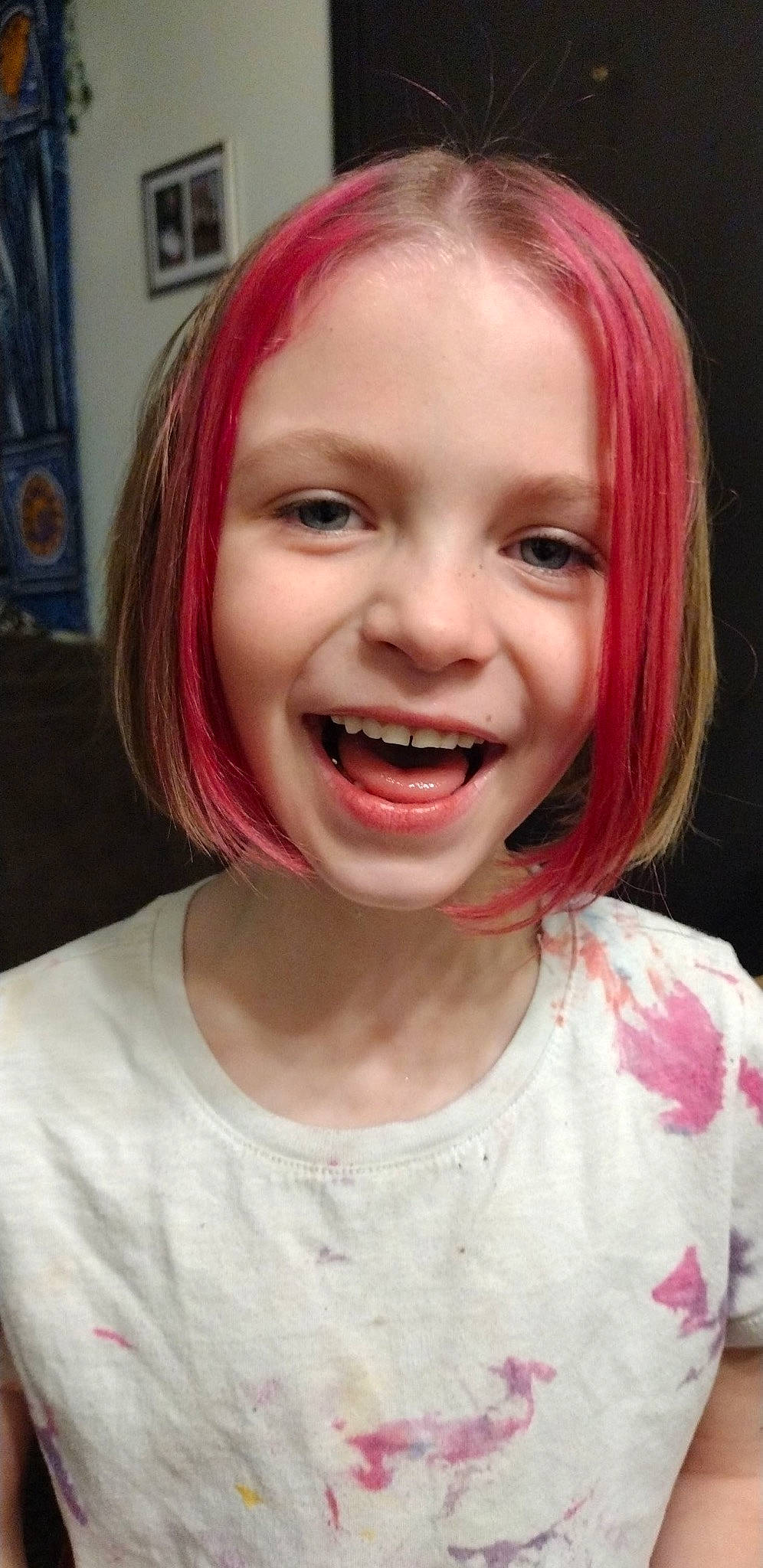 Maddilynn joined the competition — help win amazing prizes! cheek, dress, ear, eye, eyelash, hair, happy, head, human_body, jaw, joy, lip, mouth, neck, nose, organ, person, picture_frame, red_hair, smile