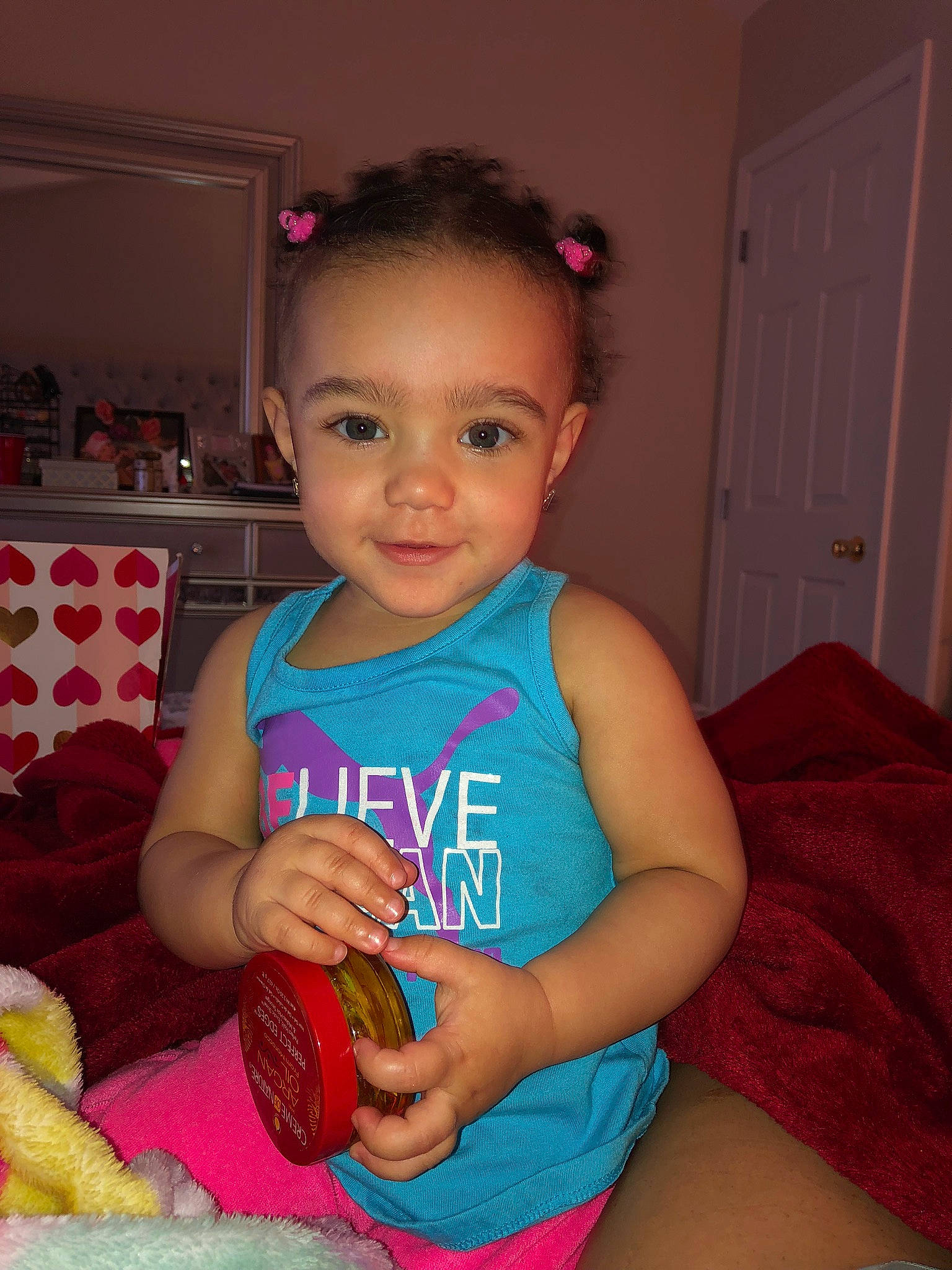 Kamille is registered to the contest to win money with this photo: child, person, play, toddler