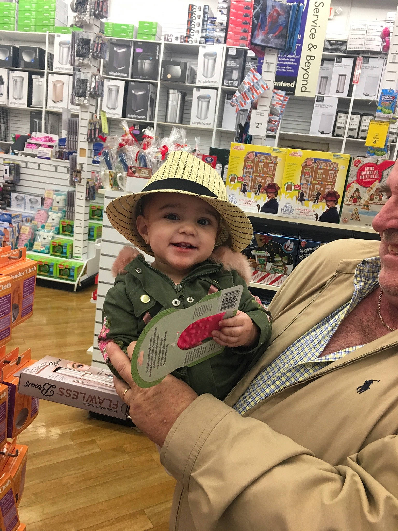 Kamille joined the competition — help win amazing prizes! child, fun, headwear, person, retail, shopping, supermarket, vacation