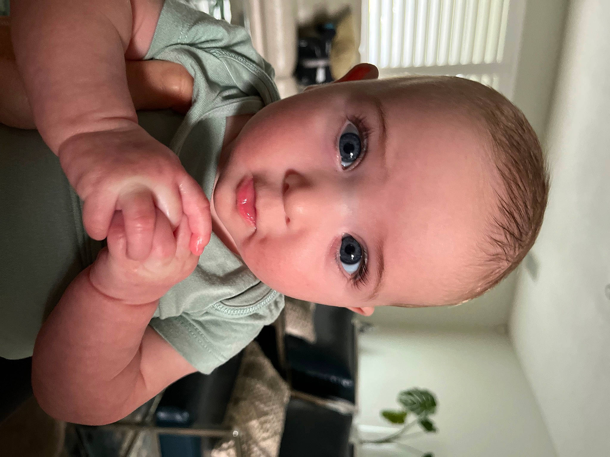 Marin joined the competition — help win amazing prizes! arm, baby, cheek, chest, ear, eye, eyebrow, eyelash, finger, gesture, hand, happy, iris, jaw, lip, mouth, neck, nose, person, skin