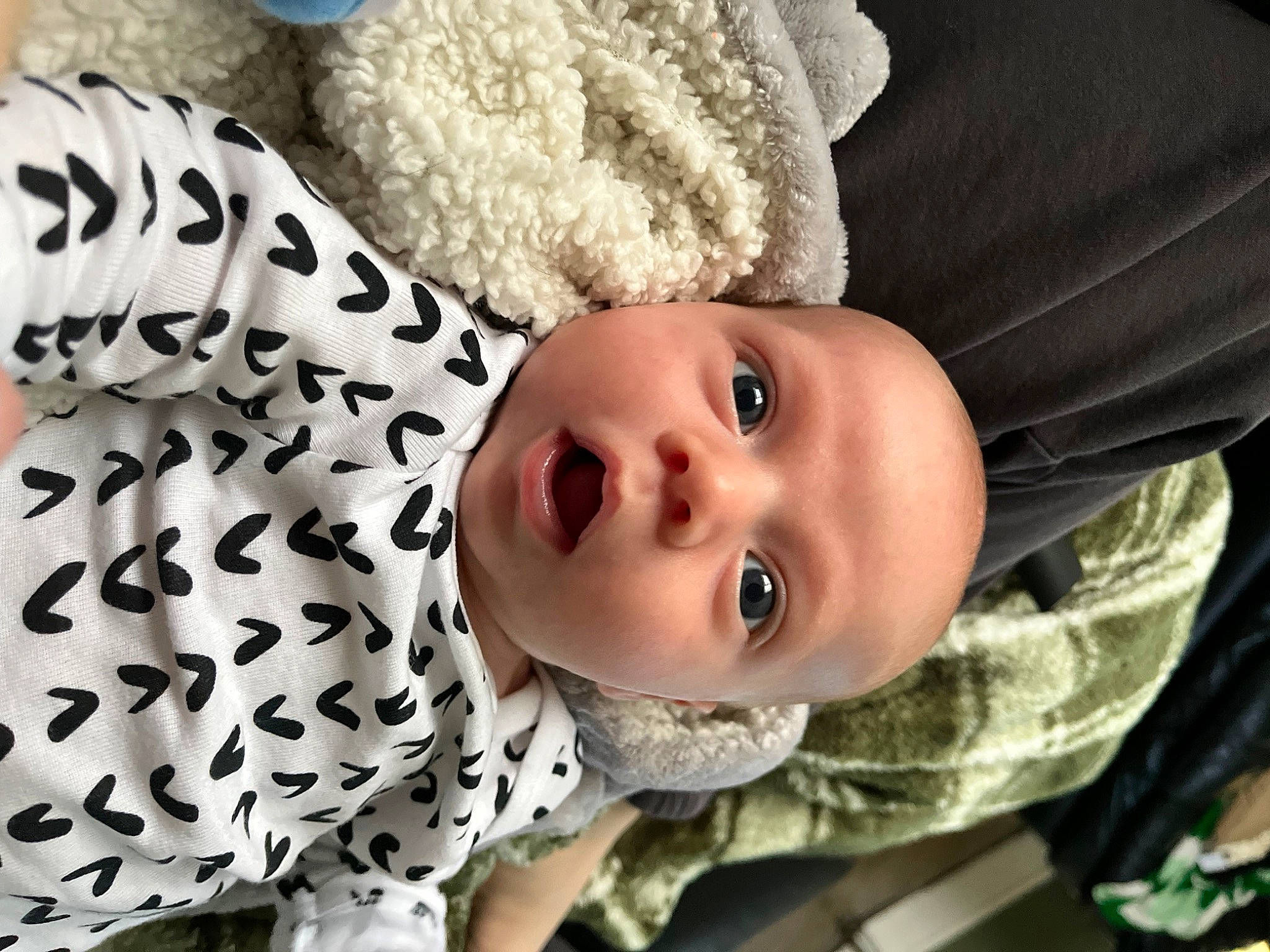 Joesph joined the competition — help win amazing prizes! baby, baby_toddler_clothing, cap, cheek, child, comfort, eye, eyelash, happy, head, linens, lip, mammal, nose, person, plant, skin, sleeve, textile, toddler