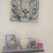 Eska participe au concours pour gagner de l'argent avec cette photo : art, bengal_tiger, big_cats, carnivore, drawing, felidae, illustration, room, siberian_tiger, tiger, visual_arts, wall, wildlife