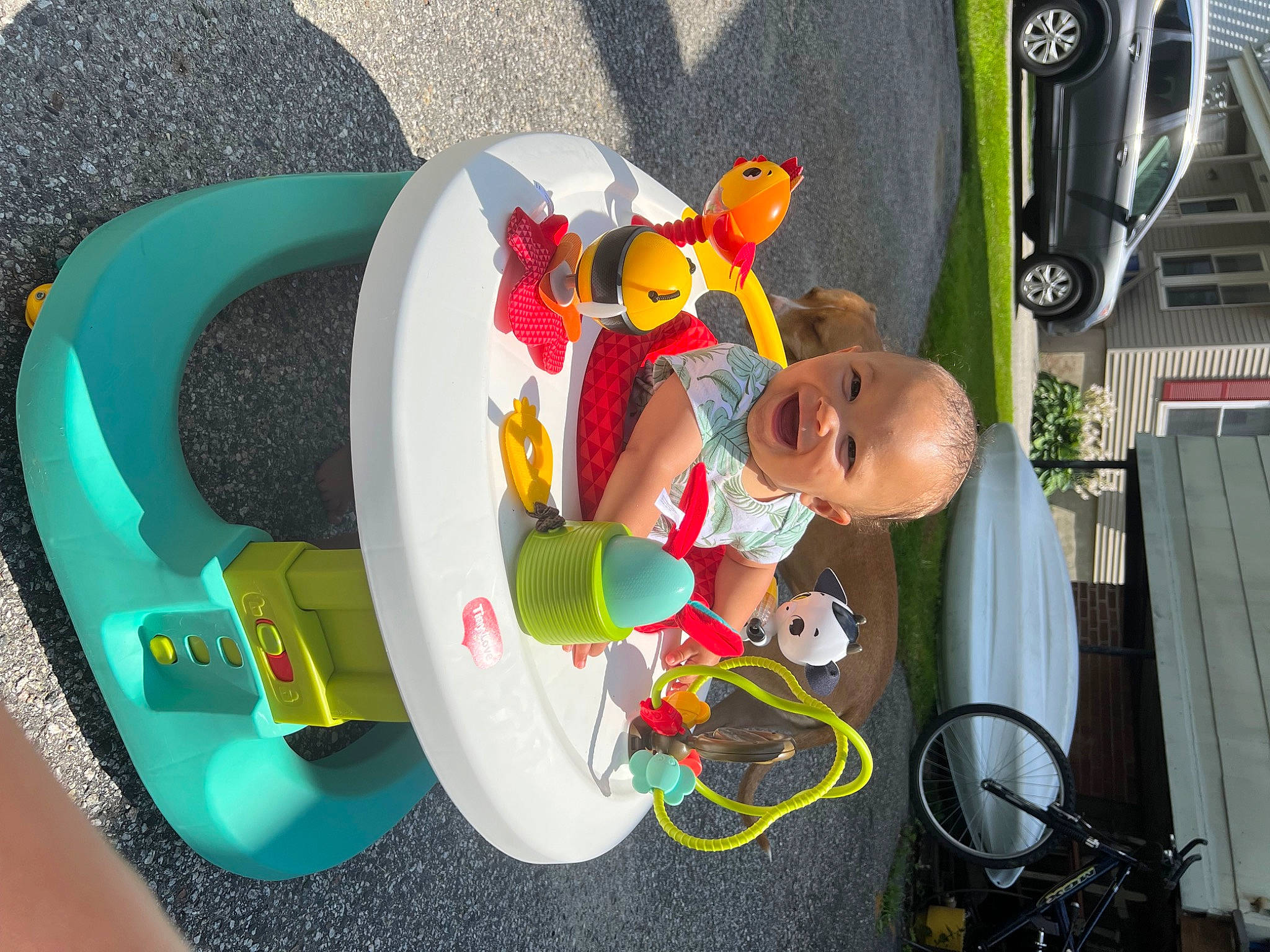 Kaiden joined the competition — help win amazing prizes! automotive_exterior, baby, baby_products, baby_toys, car, child, circle, family_car, fun, joy, leisure, motor_vehicle, person, plastic, play, product, stuffed_toy, tire, toddler, toy