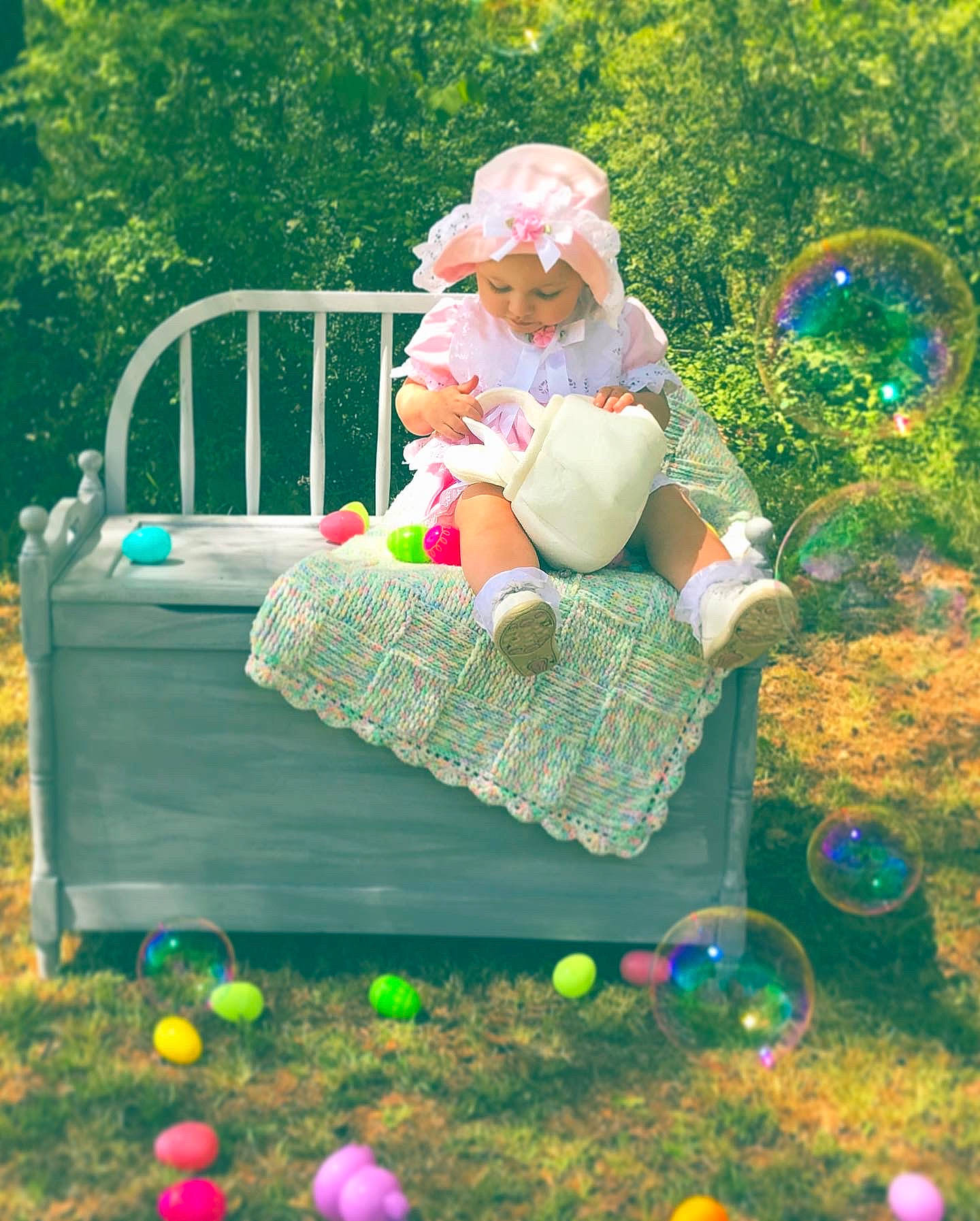 Hadlee is registered to the contest to win money with this photo: baby_toddler_clothing, child, event, fun, grass, happy, headwear, lawn, leisure, mammal, nature, people_in_nature, person, pink, plant, recreation, sitting, summer, toddler, toy