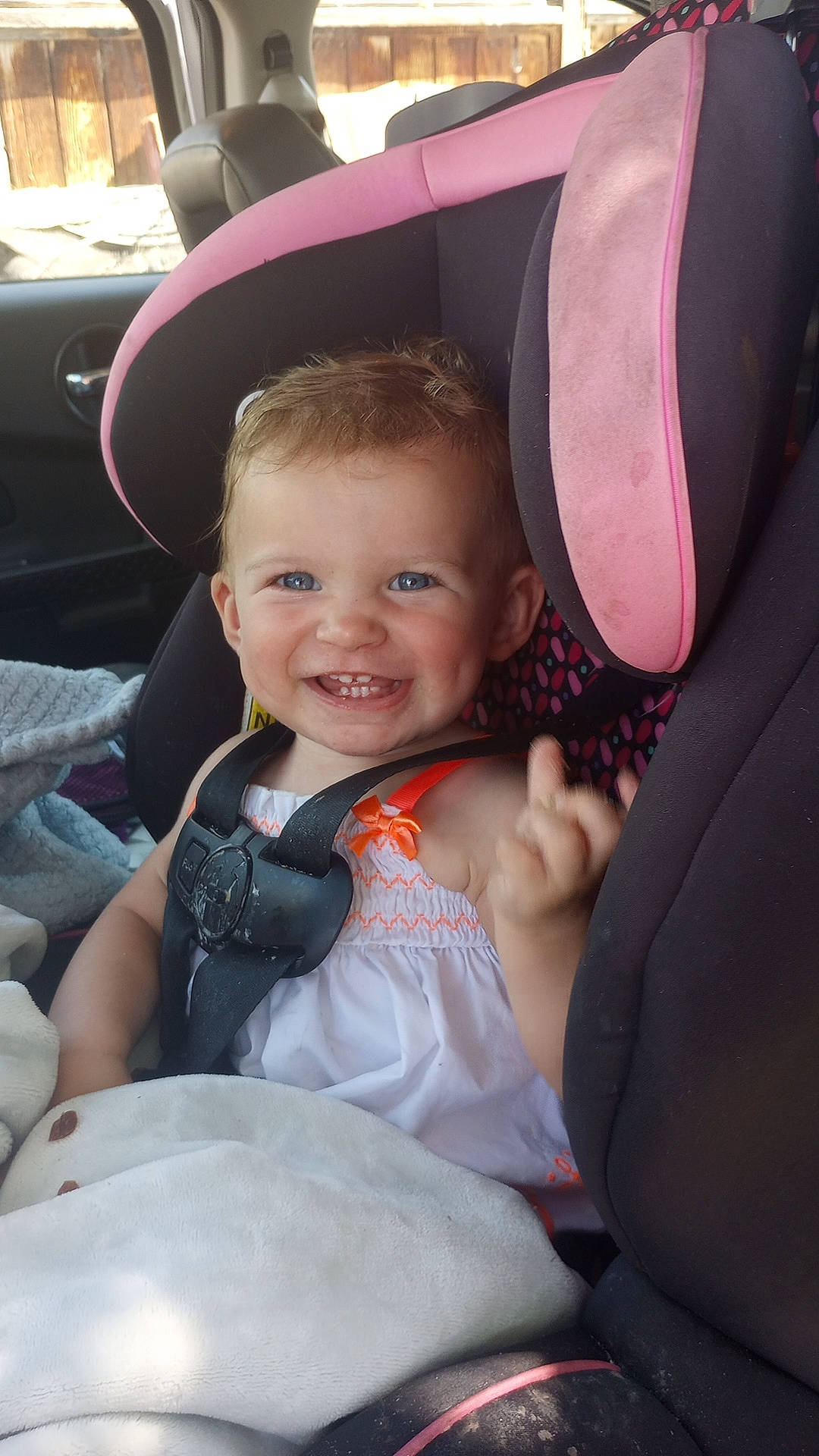 Jerrichai joined the competition — help win amazing prizes! auto_part, baby, baby_toddler_clothing, car_seat, chair, child, comfort, event, face, fun, happy, hat, head, joy, lap, luxury_vehicle, person, pink, sitting, skin