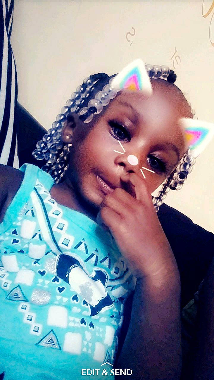 La'Veah joined the competition — help win amazing prizes! beauty, black_hair, blue, cool, eye, eyebrow, eyelash, face, fashion_accessory, forehead, fun, girl, hair_accessory, head, human, lip, nose, organ, person, skin