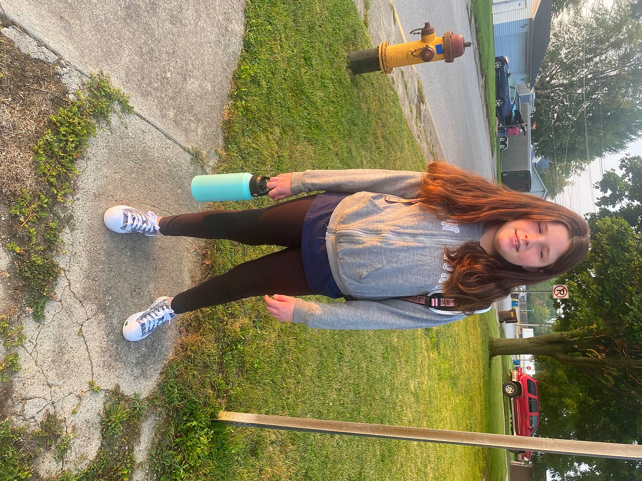 Jersey joined the competition — help win amazing prizes! fun, grass, happy, human_leg, knee, leisure, people_in_nature, person, plant, recreation, shadow, smile, thigh, tree, waist, walking_shoe