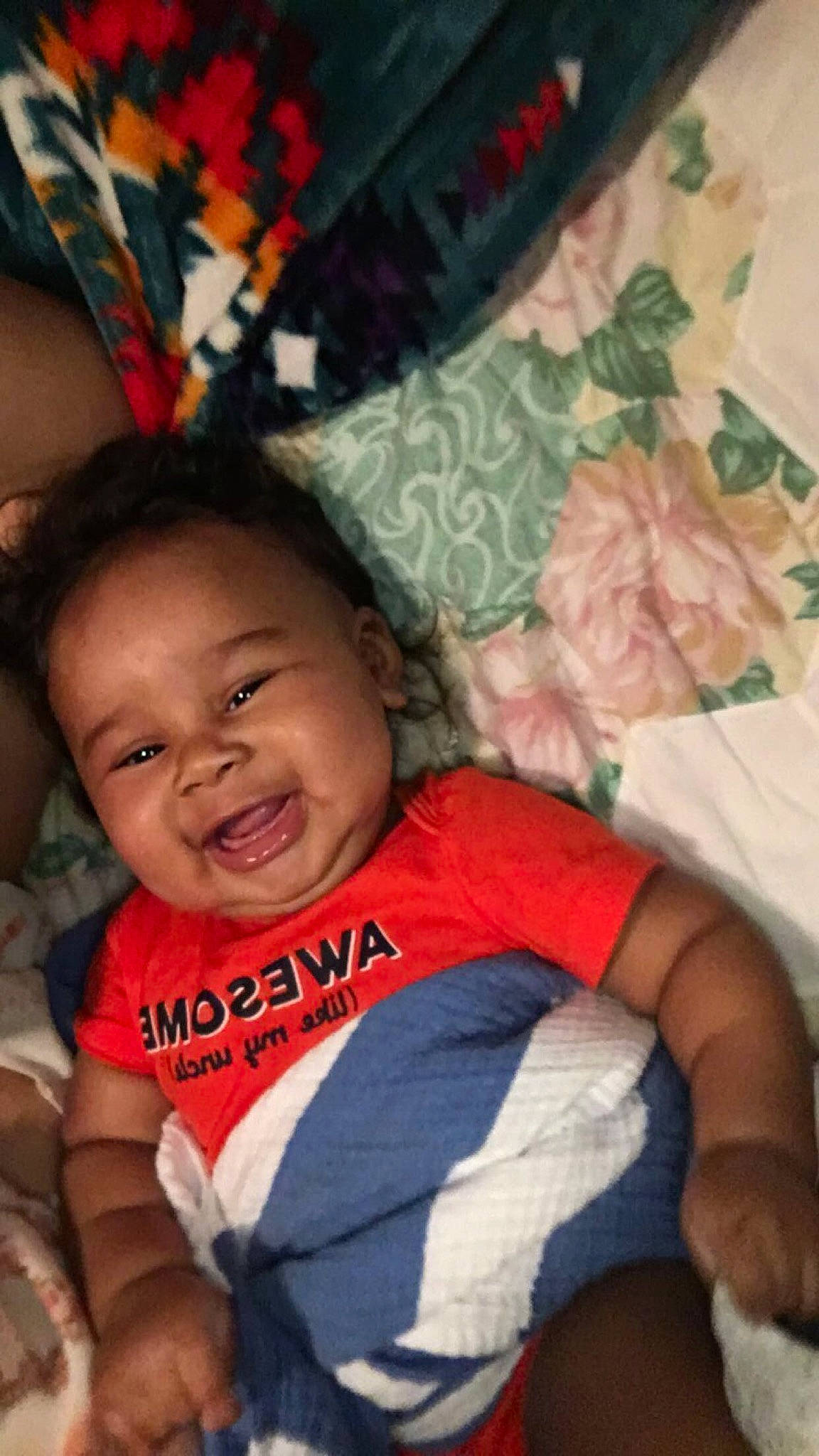 Donovan is registered to the contest to win money with this photo: baby, cheek, child, facial_expression, fun, happy, person, smile, toddler