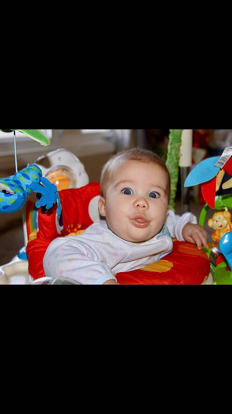 Presley joined the competition — help win amazing prizes! baby, baby_playing_with_toys, baby_toys, cheek, child, fictional_character, fun, person, photography, play, skin, smile, toddler, toy