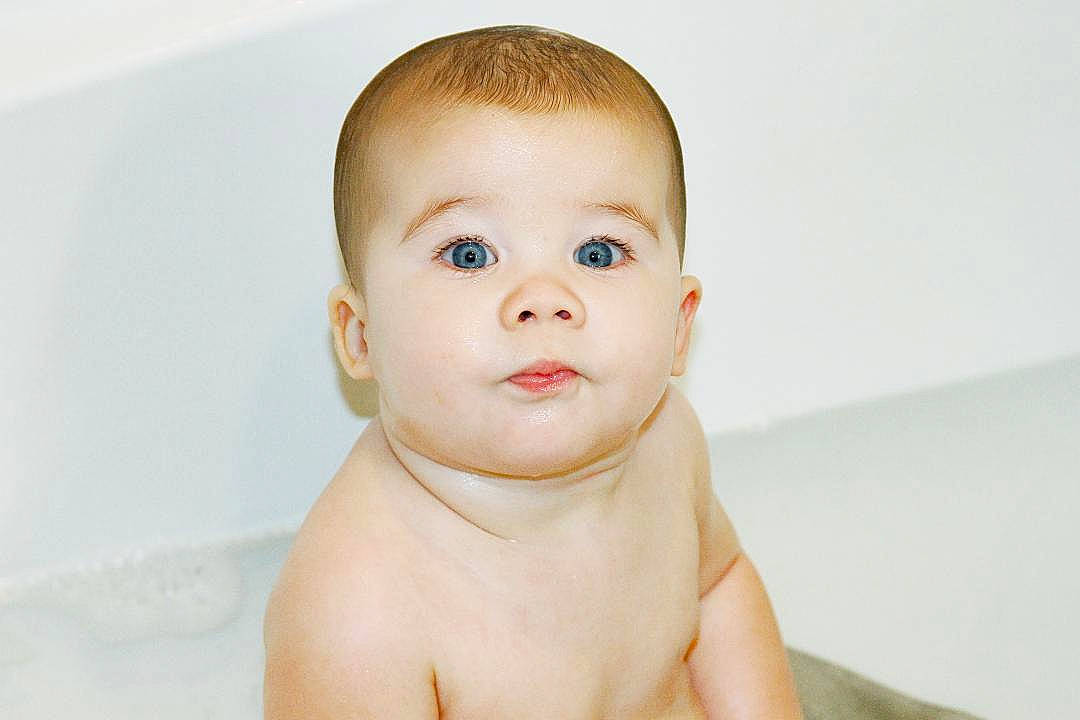 Presley is registered to the contest to win money with this photo: baby, baby_bathing, bathing, cheek, child, chin, ear, eye, face, head, lip, neck, nose, person, photography, portrait, portrait_photography, skin, toddler