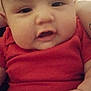 Elijah joined the competition — help win amazing prizes! baby, casual, child, chubby_cheeks, close_up, comfortable, cute, expression, eyes, face, hands, head, indoor, infant, mouth, person, portrait, red_clothing, skin, young