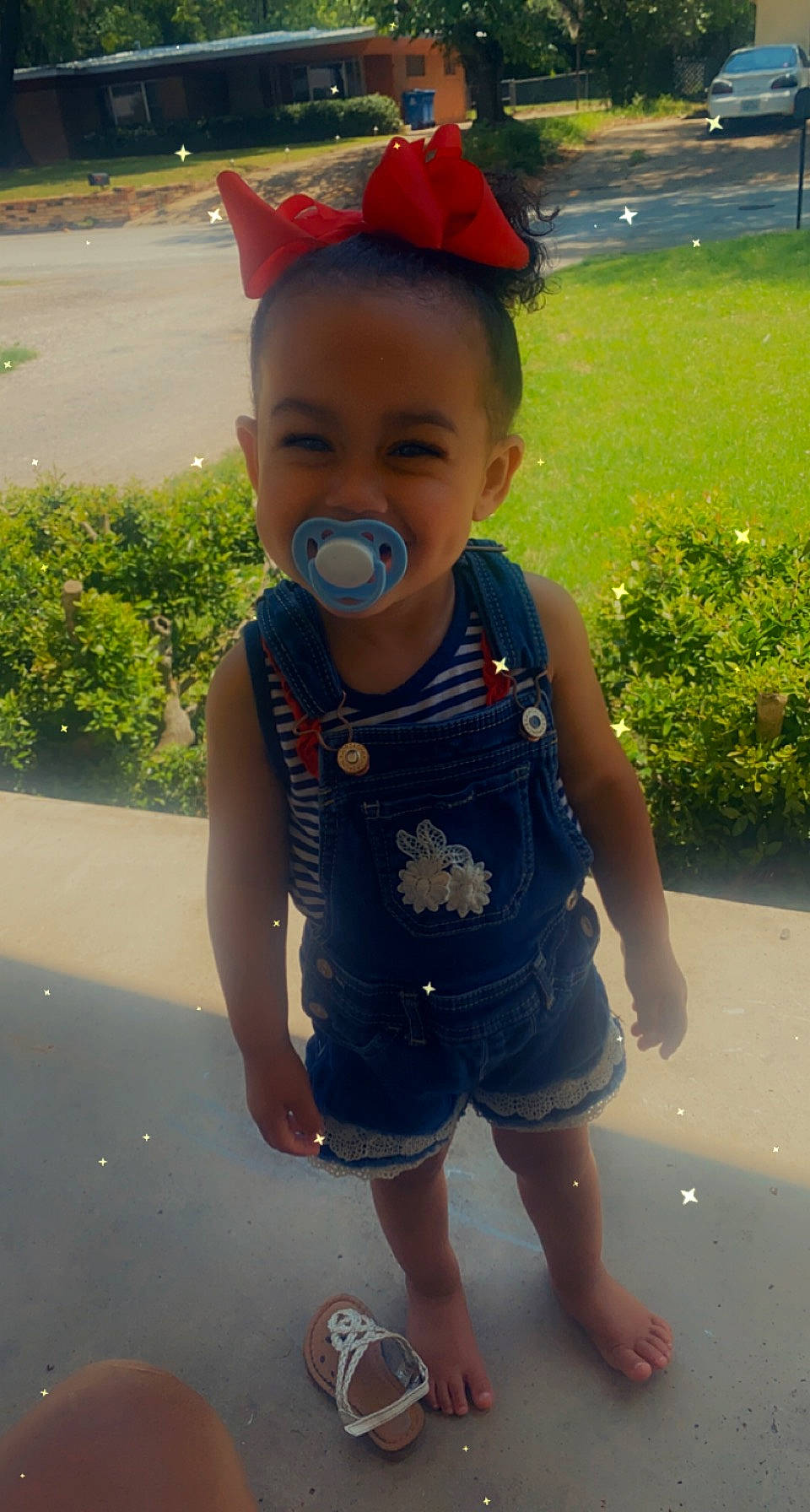 Kimber joined the competition — help win amazing prizes! baby, baby_toddler_clothing, cool, finger, fun, grass, green, happy, head, joy, leisure, light, nose, person, photograph, plant, skin, sleeve, sunlight, toddler