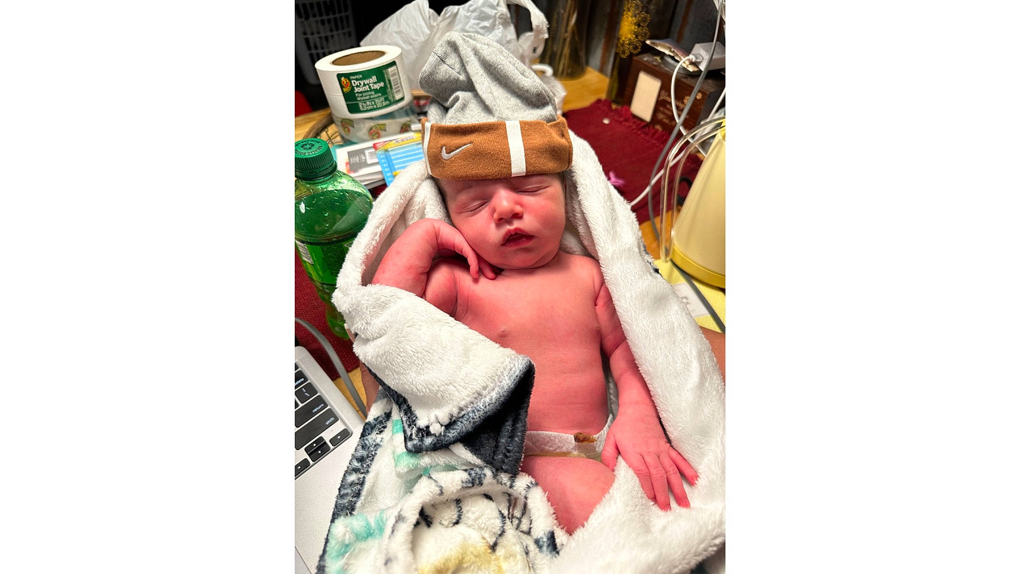 Chance joined the competition — help win amazing prizes! abdomen, baby, baby_products, baby_sleeping, bed, bedding, chest, child, comfort, event, fun, headwear, hospital, linens, medical_procedure, patient, person, room, selfie, service