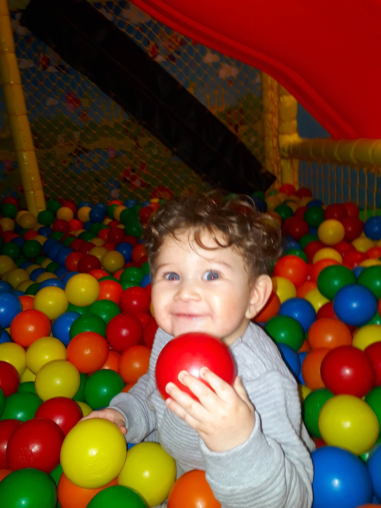 Ibrahim joined the competition — help win amazing prizes! baby_playing_with_toys, baby_toys, ball, ball_pit, bouncy_ball, child, fun, person, play, toddler, toy