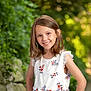Eerika Lyhn West is registered to the contest to win money with this photo: casual, child, cute, dress, face, fashion, floral, girl, greenery, hair, happy, nature, outdoor, pathway, person, portrait, smiling, summer, sunlight, young