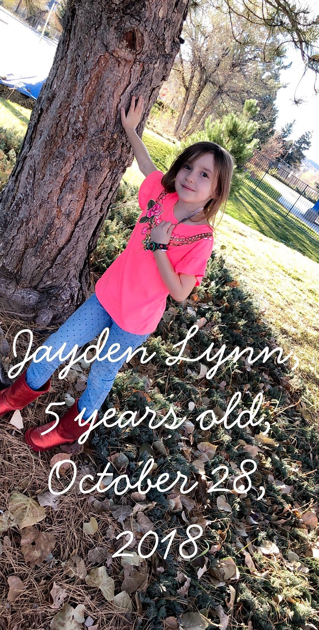 Jayden joined the competition — help win amazing prizes! adaptation, branch, child, fun, grass, happy, joy, leaf, pattern, person, photography, pink, plant, play, smile, spring, textile, tree, winter, woody_plant