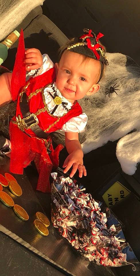 Eerika is registered to the contest to win money with this photo: child, costume, person, toddler