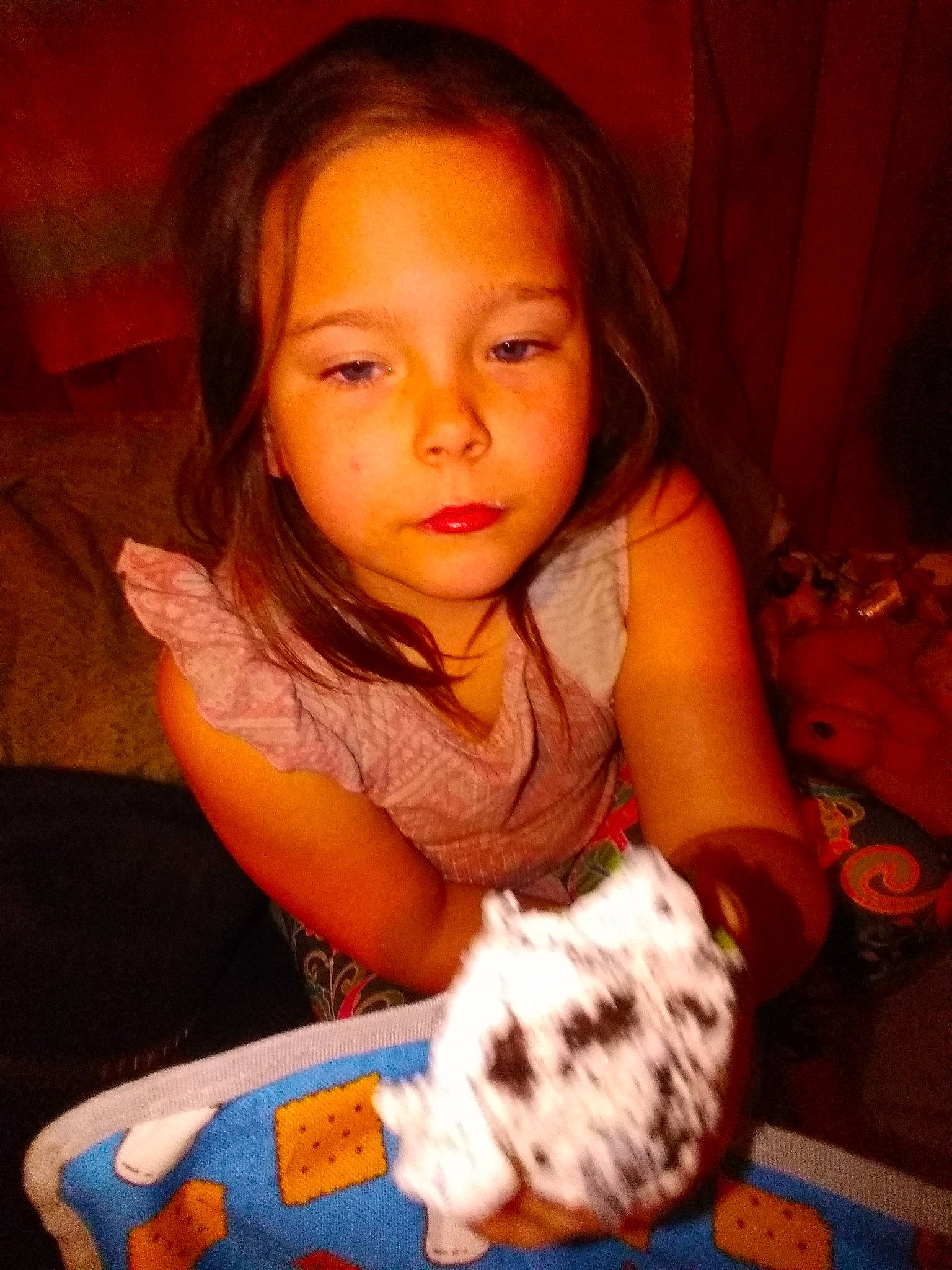 Adalyn joined the competition — help win amazing prizes! baby, child, comfort_food, eye, flash_photography, fun, fur, hair, happy, head, iris, nose, person, play, portrait_photography, room, sitting, sweetness, toddler, toy