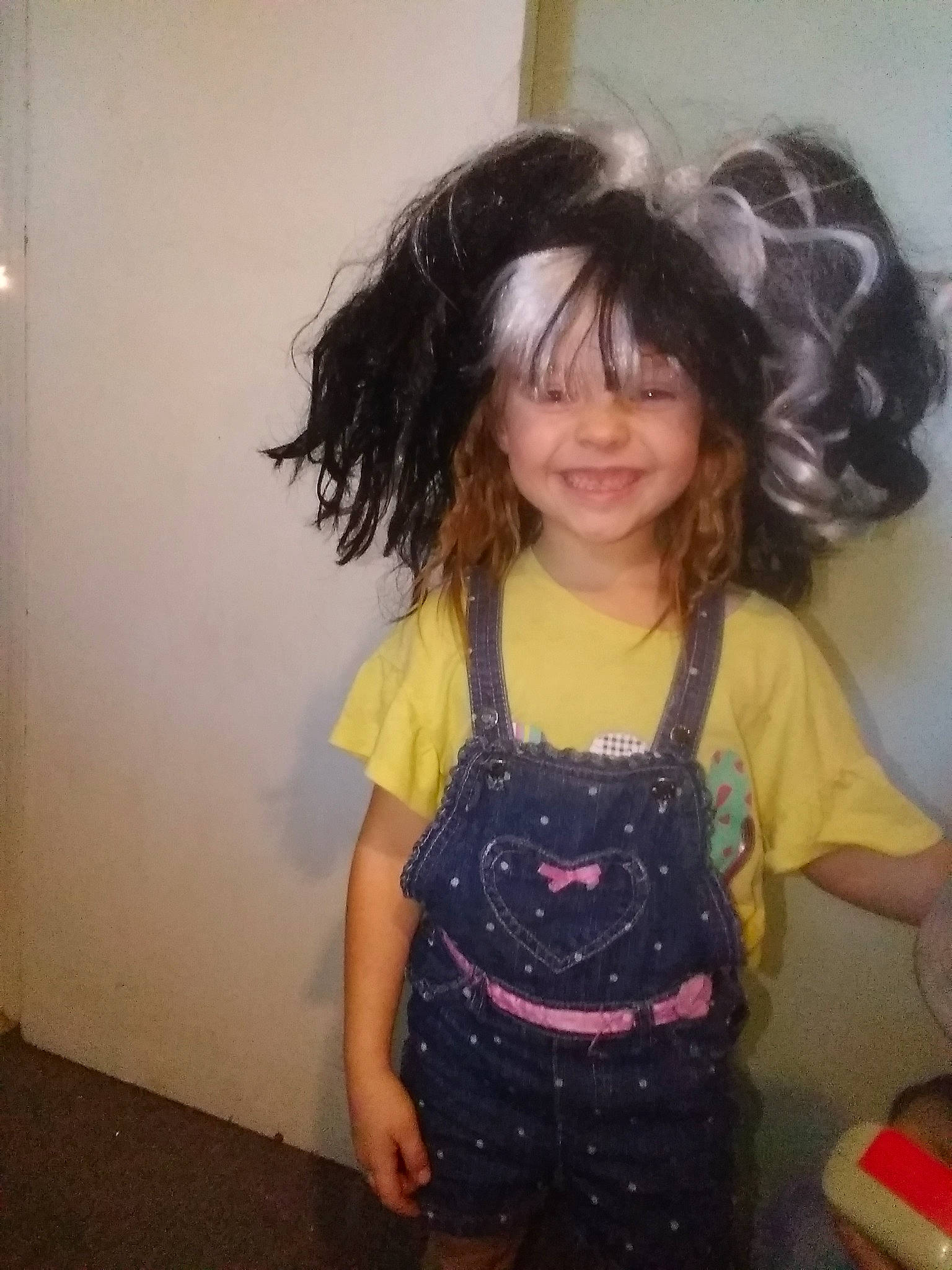 Allison joined the competition — help win amazing prizes! bangs, black_hair, blond, cheek, chin, cool, eye, eyebrow, face, facial_expression, fun, happy, iris, joy, long_hair, person, skin, sleeve, smile, toddler